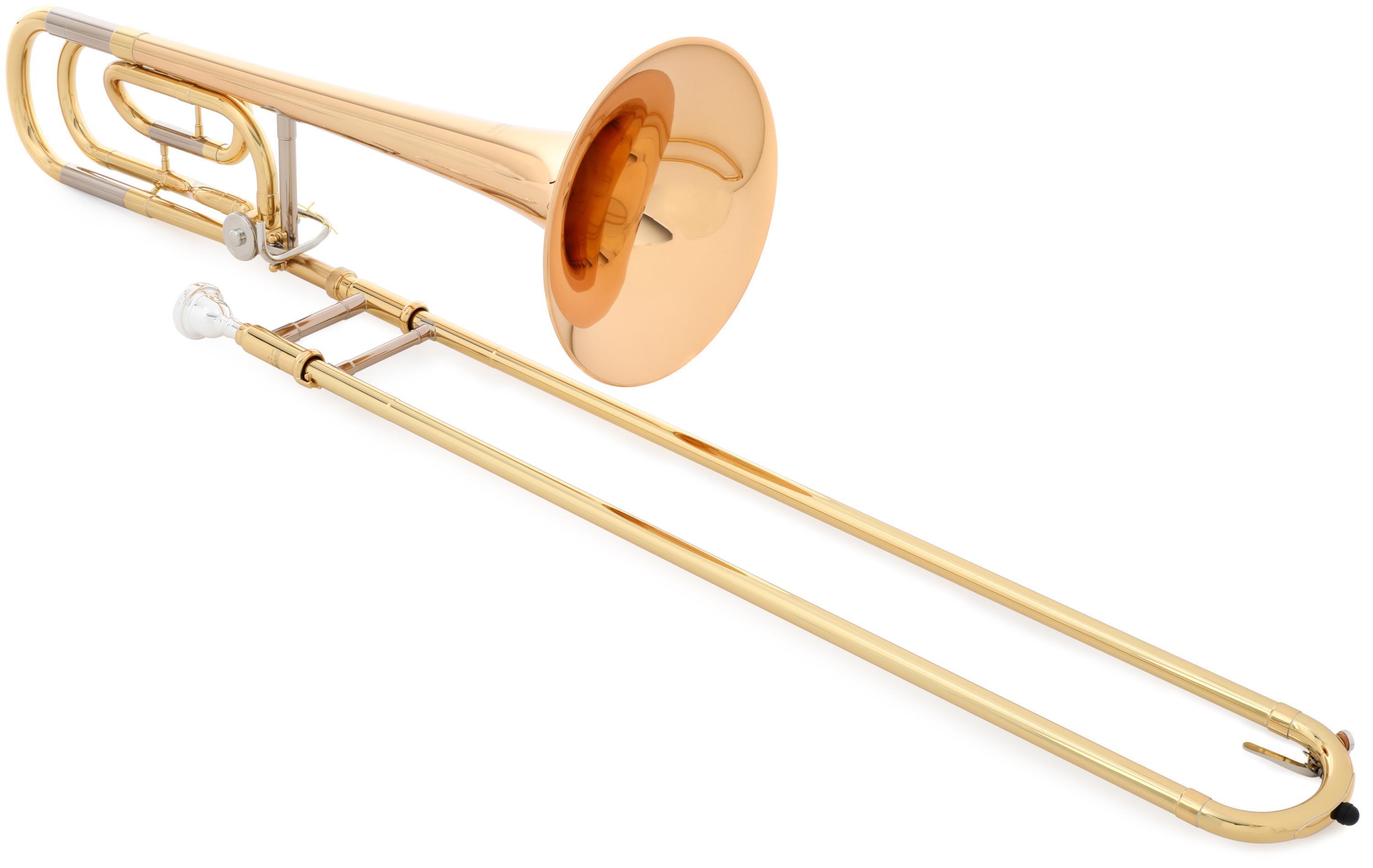 Yamaha YSL-446G Intermediate F-attachment Trombone - Clear Lacquer with ...