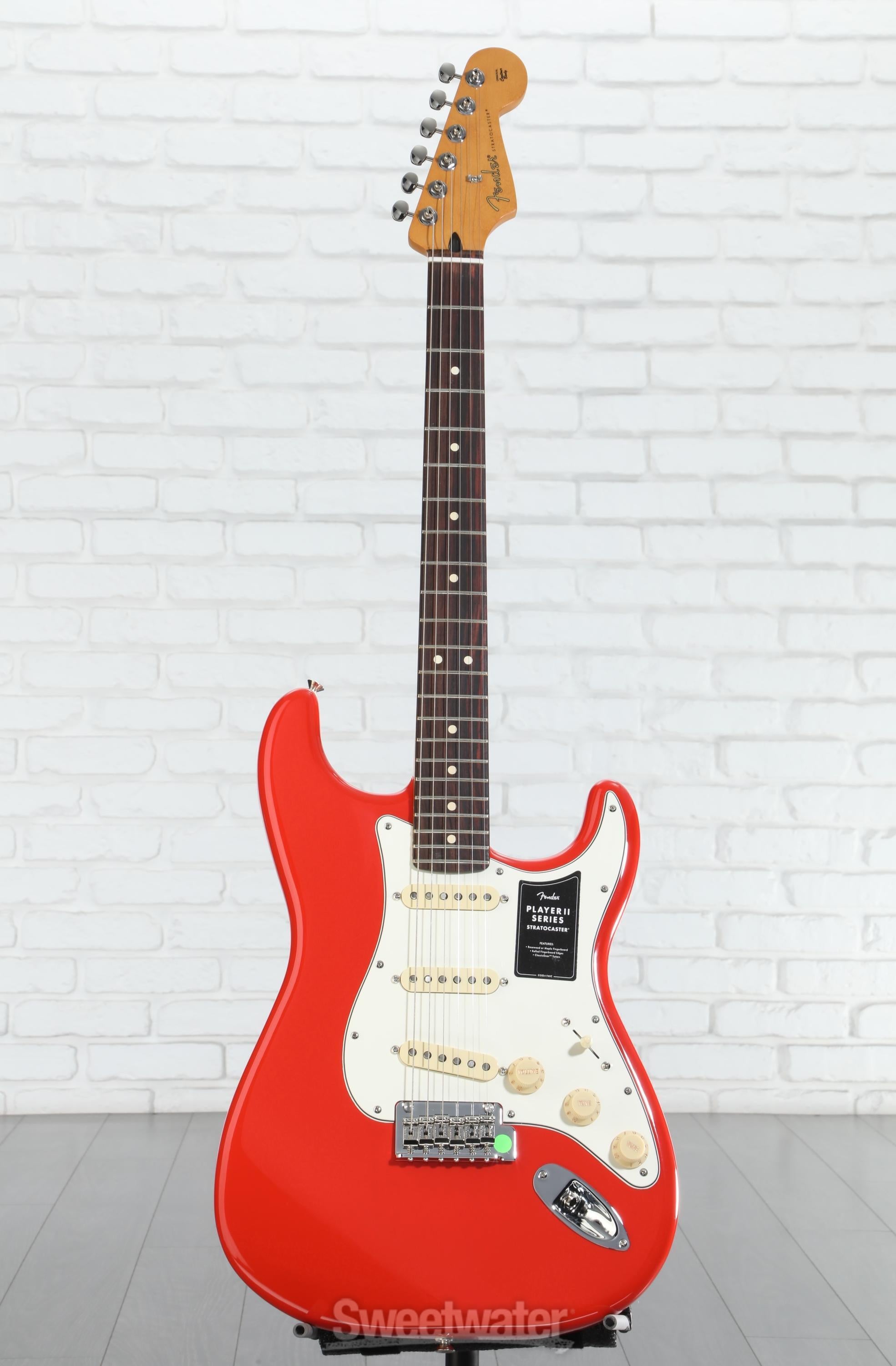 Fender Player II Stratocaster Electric Guitar - Coral Red with
