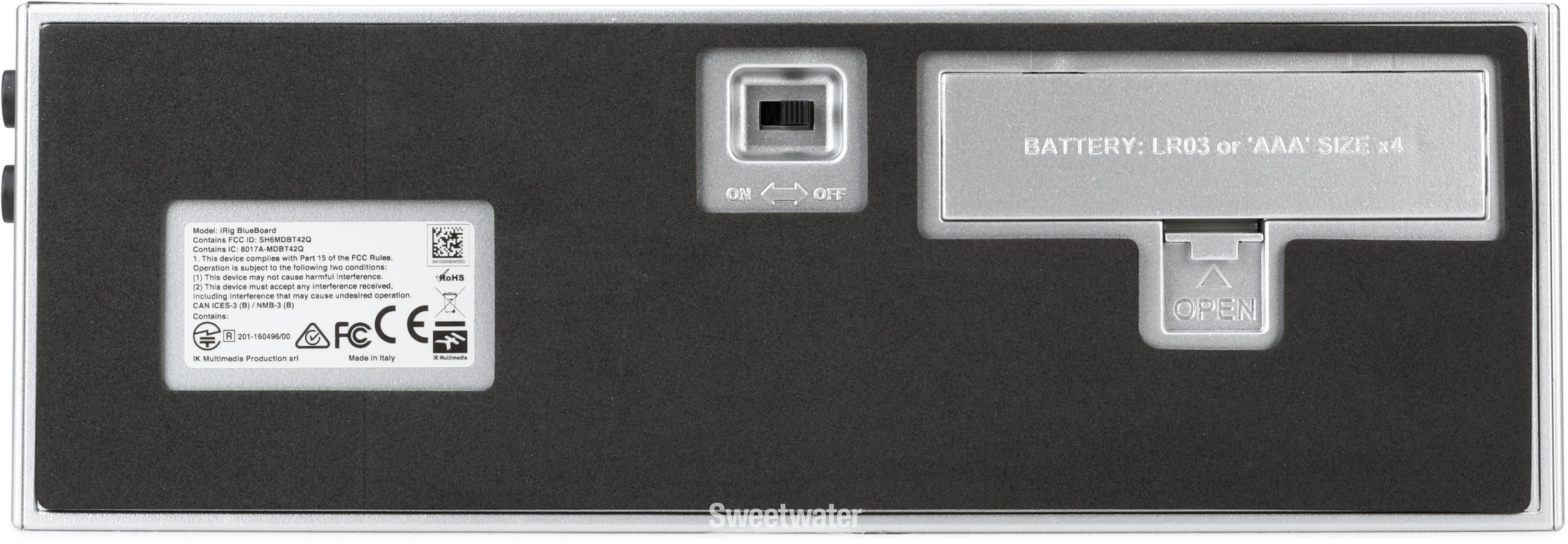 iRig BlueBoard Bluetoothコントローラー　完動品 IK Multimedia iRig BlueBoard Bluetooth Wireless MIDI Foot