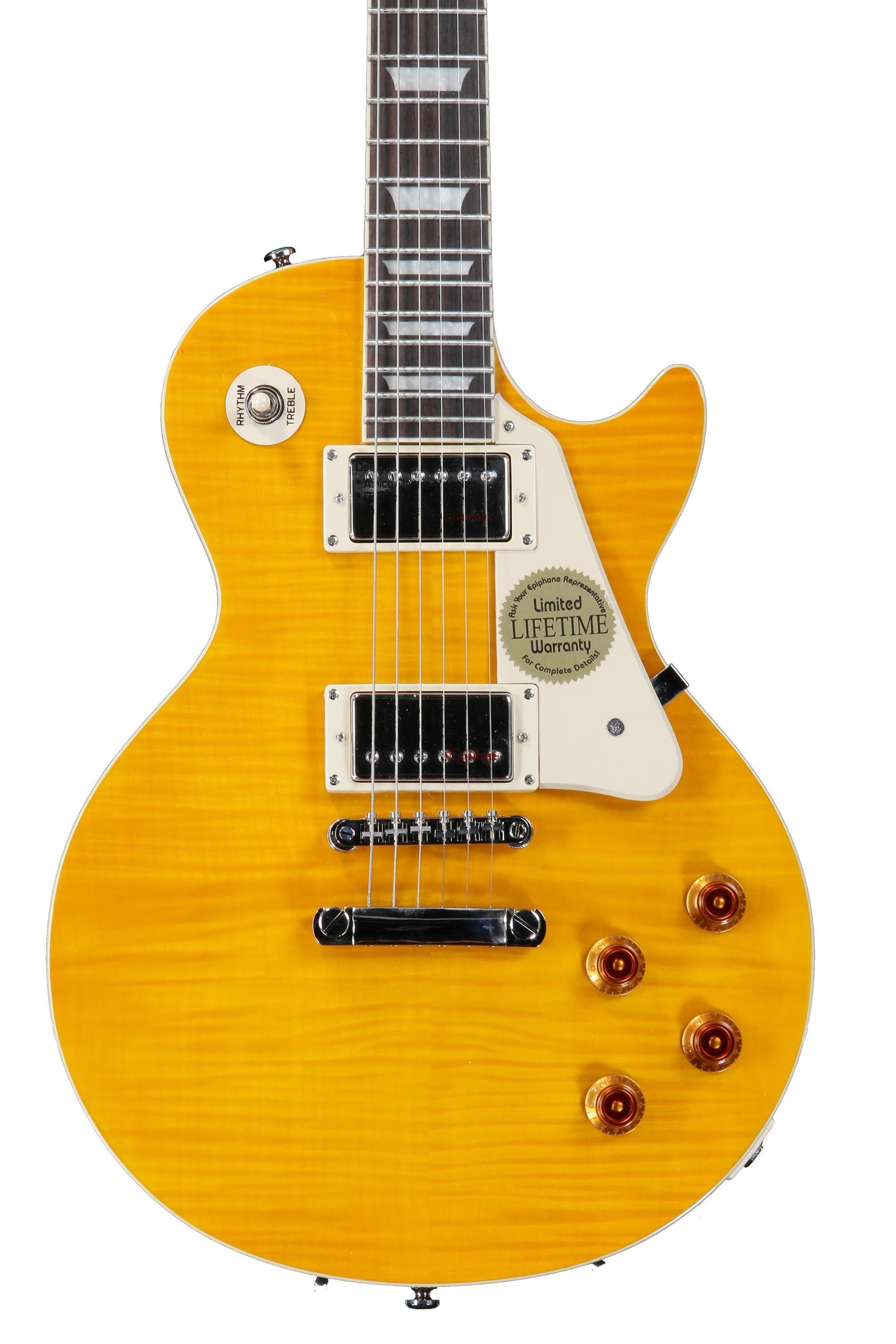 Epiphone Les Paul Standard Plus - Trans Amber | Sweetwater