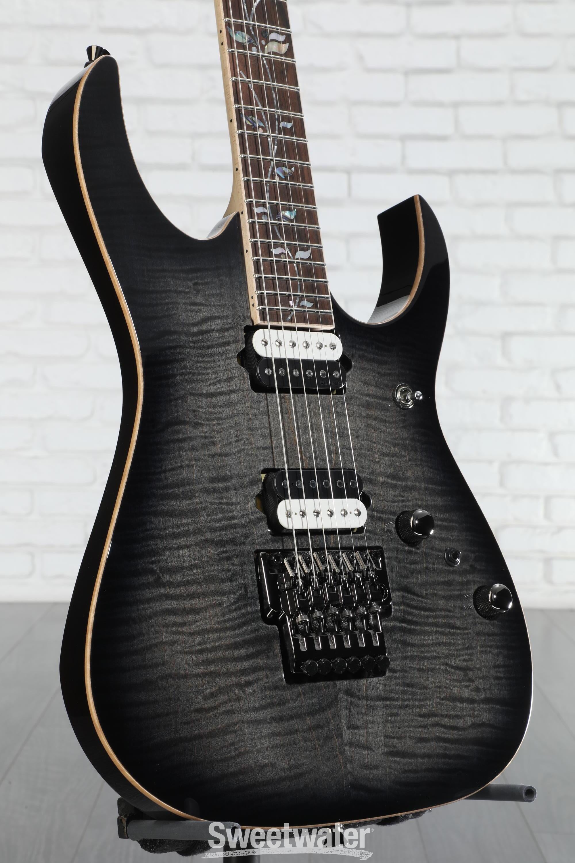 ギター Ibanez RG8520 Ibanez J Custom RG8520 Electric Guitar - Black Rutile | Sweetwater