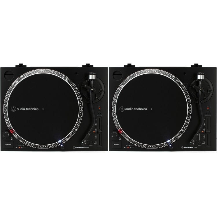 Audio-Technica AT-LP120XUSB-BK Direct Drive Turntable with USB Pair - Black