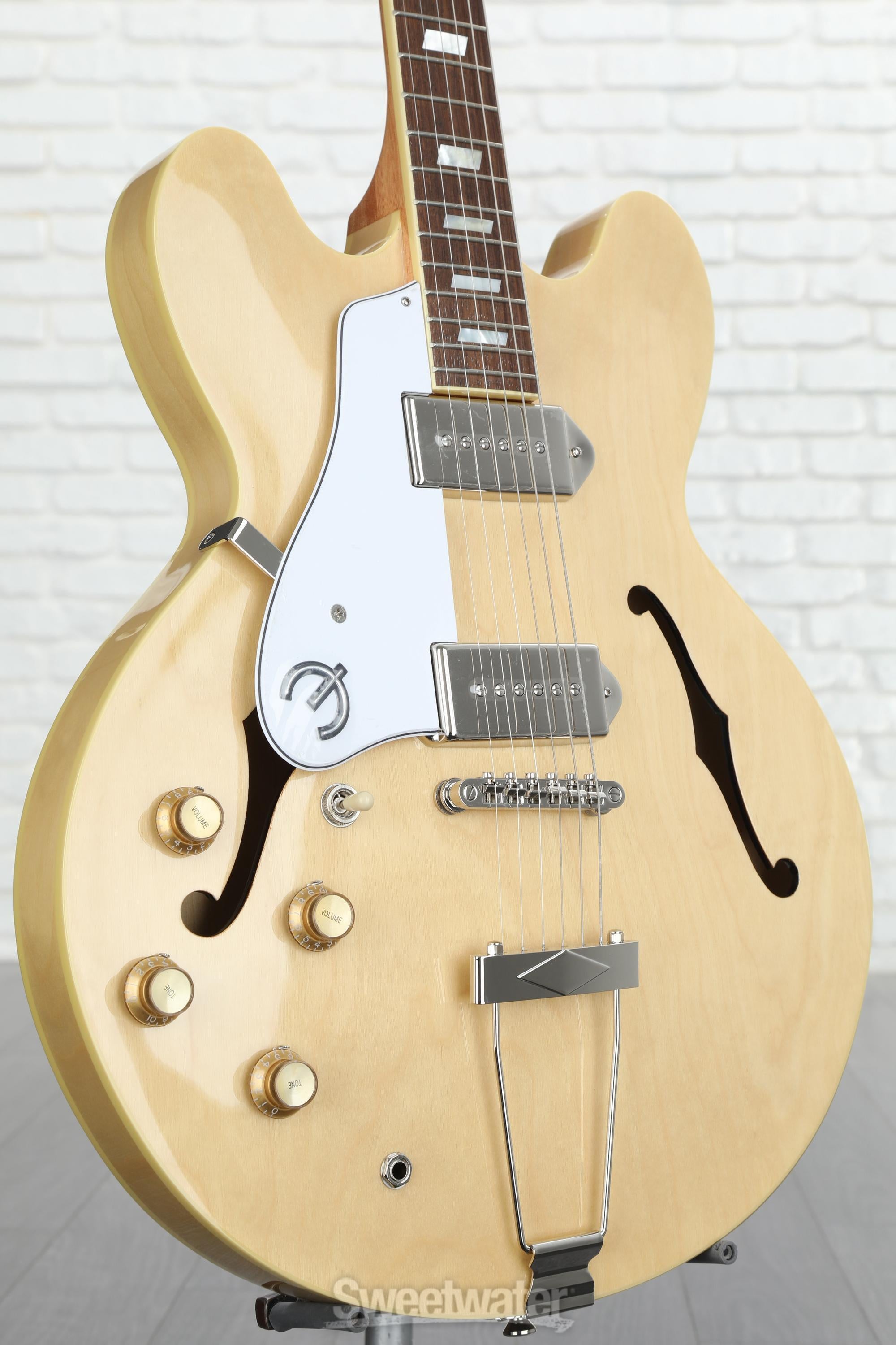 Epiphone Casino Hollowbody Electric Guitar - Natural | Sweetwater