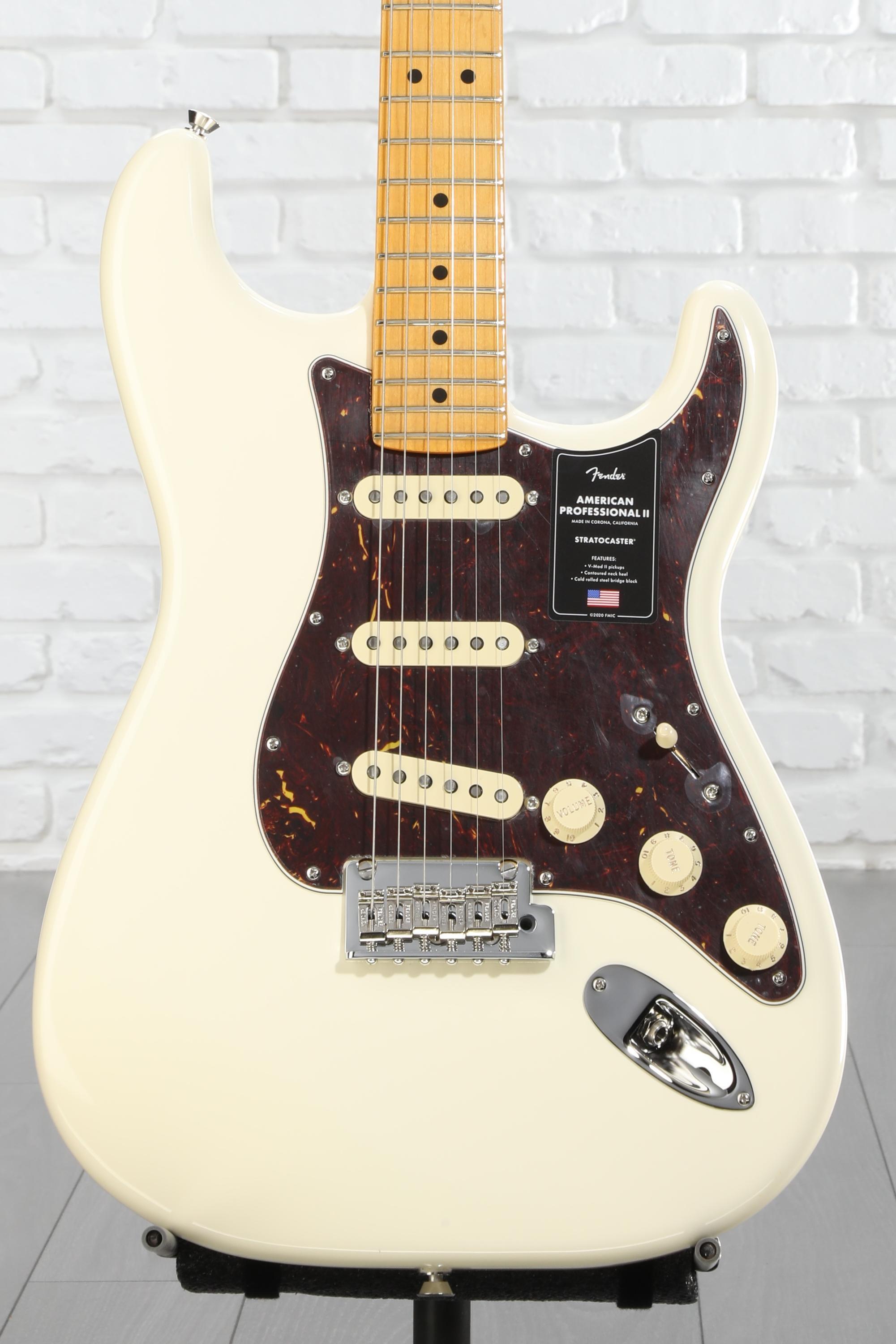 ギター fender USA American professional 2 Fender American Professional II Stratocaster - Olympic White with