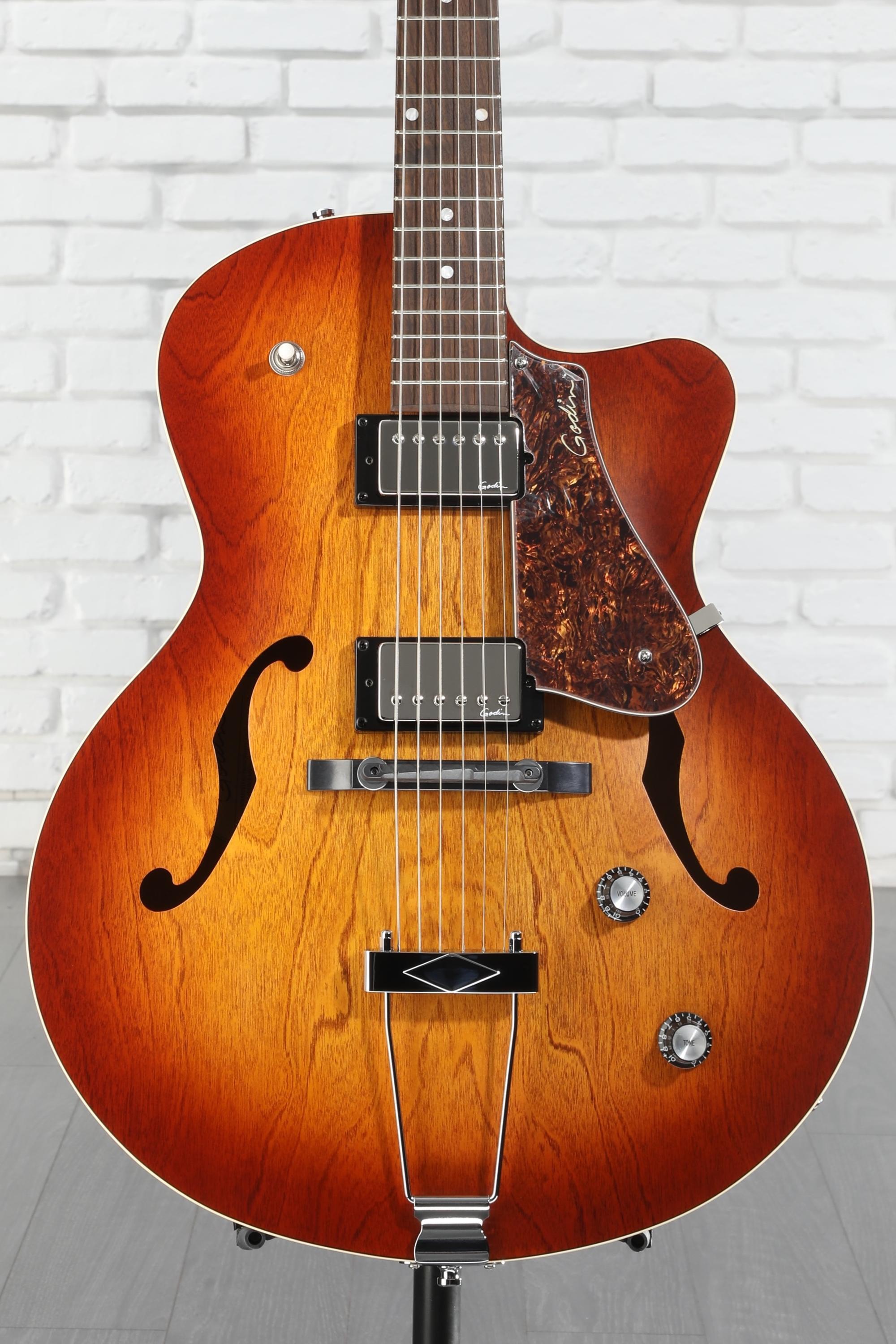 Godin 5th Avenue CW Kingpin II HB Hollowbody Electric Guitar