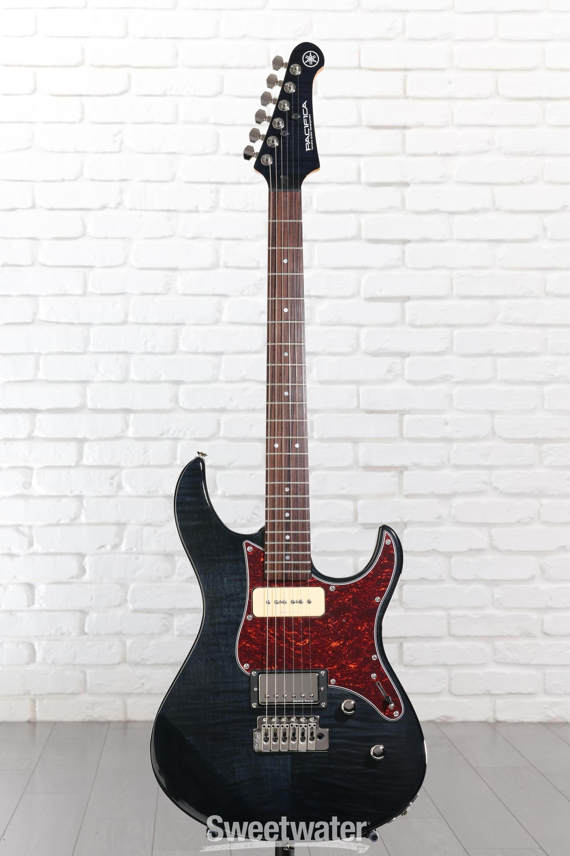 Yamaha PAC611VFM Pacifica Electric Guitar - Trans Black | Sweetwater