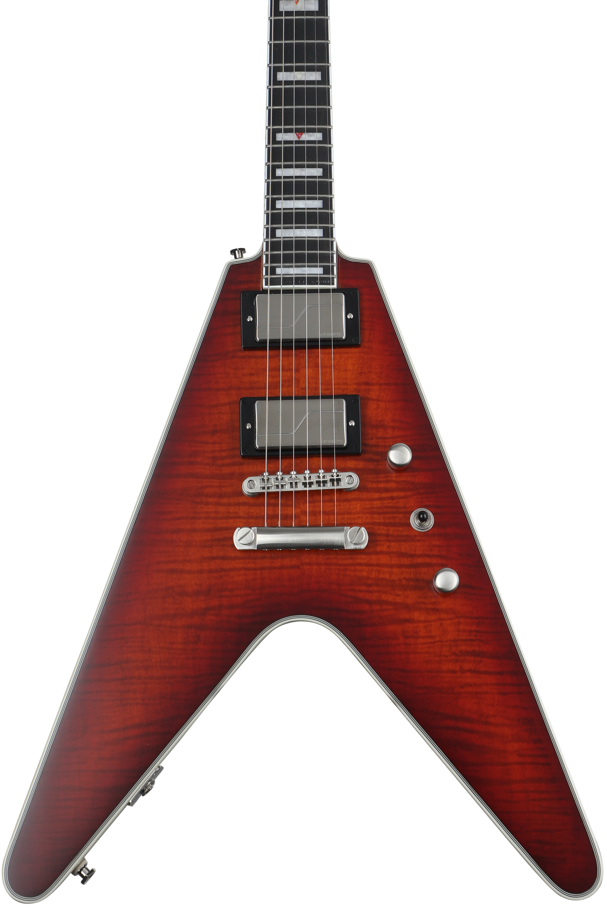 Epiphone Flying V Prophecy Left-handed Electric Guitar - Aged Jet