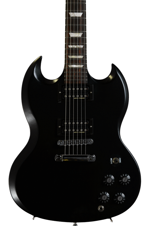 Gibson SG Tribute '70s - 2013, Ebony | Sweetwater Gibson SG Tribute '70s - 2013, Ebony | Sweetwater