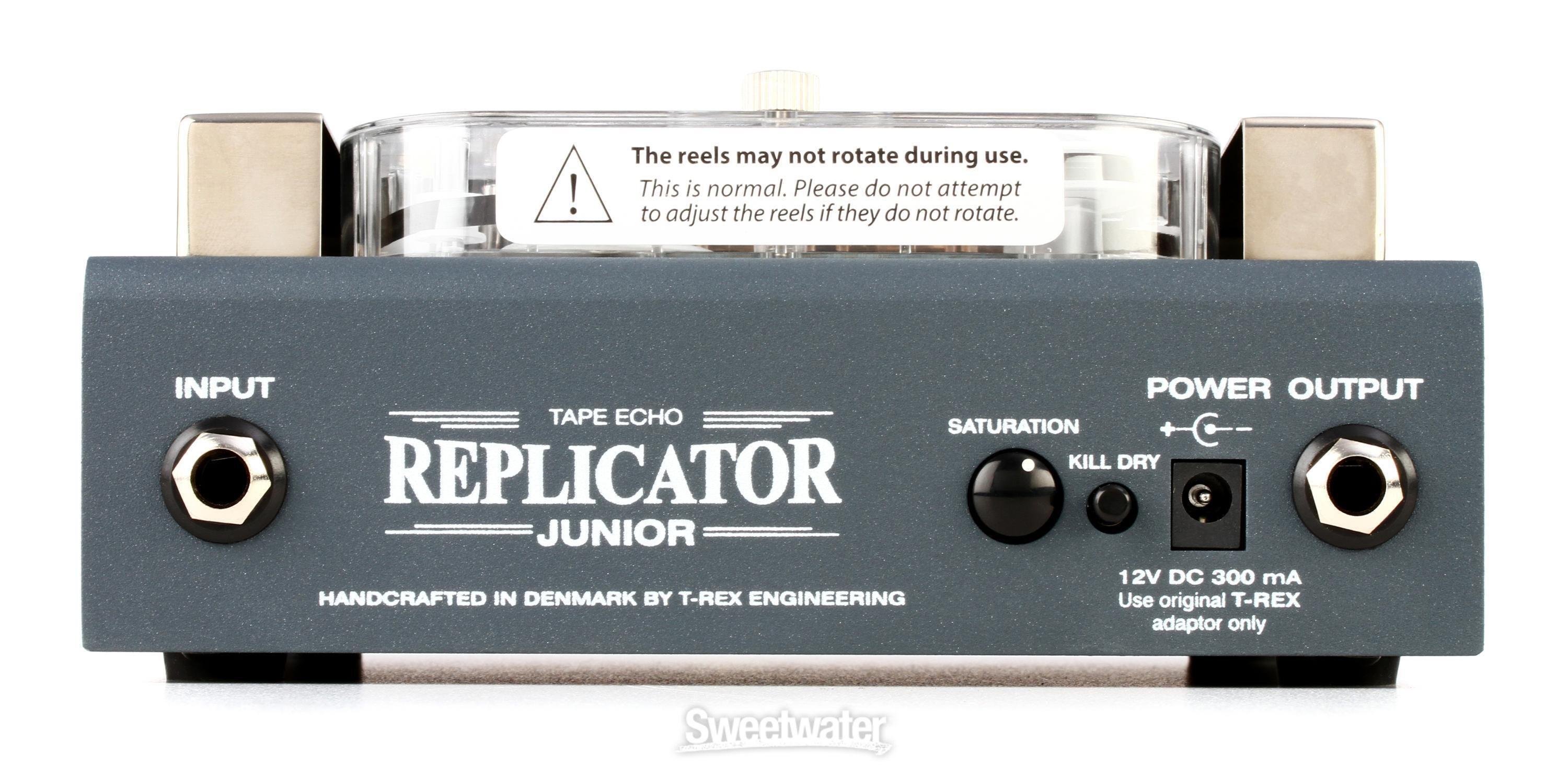 T-Rex Replicator Junior Analog Tape Delay Pedal Reviews | Sweetwater