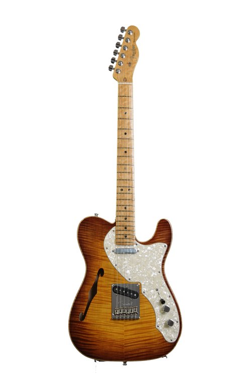 Fender American Select Series Telecaster - Thinline, Violin Burst