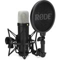 Photo of Rode NT1 5th Generation Condenser Microphone with SM6 Shockmount and Pop Filter - Black