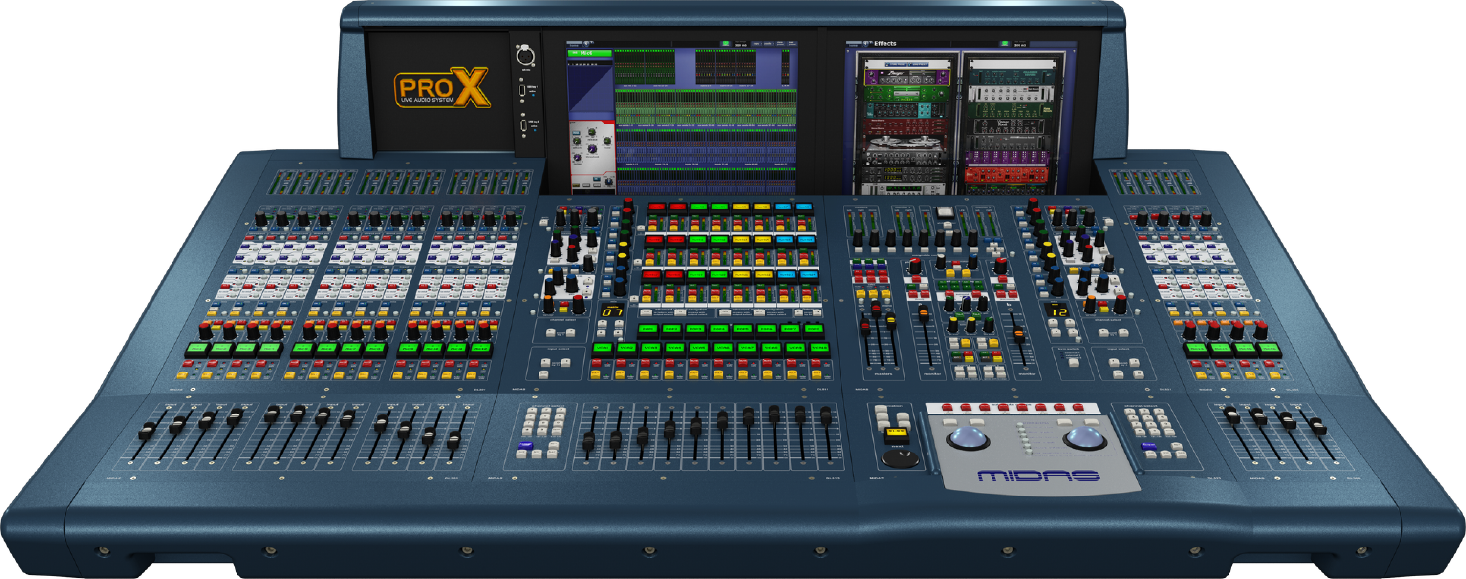 Midas Pro-X Tour Pack Live Digital Console Control Center | Sweetwater