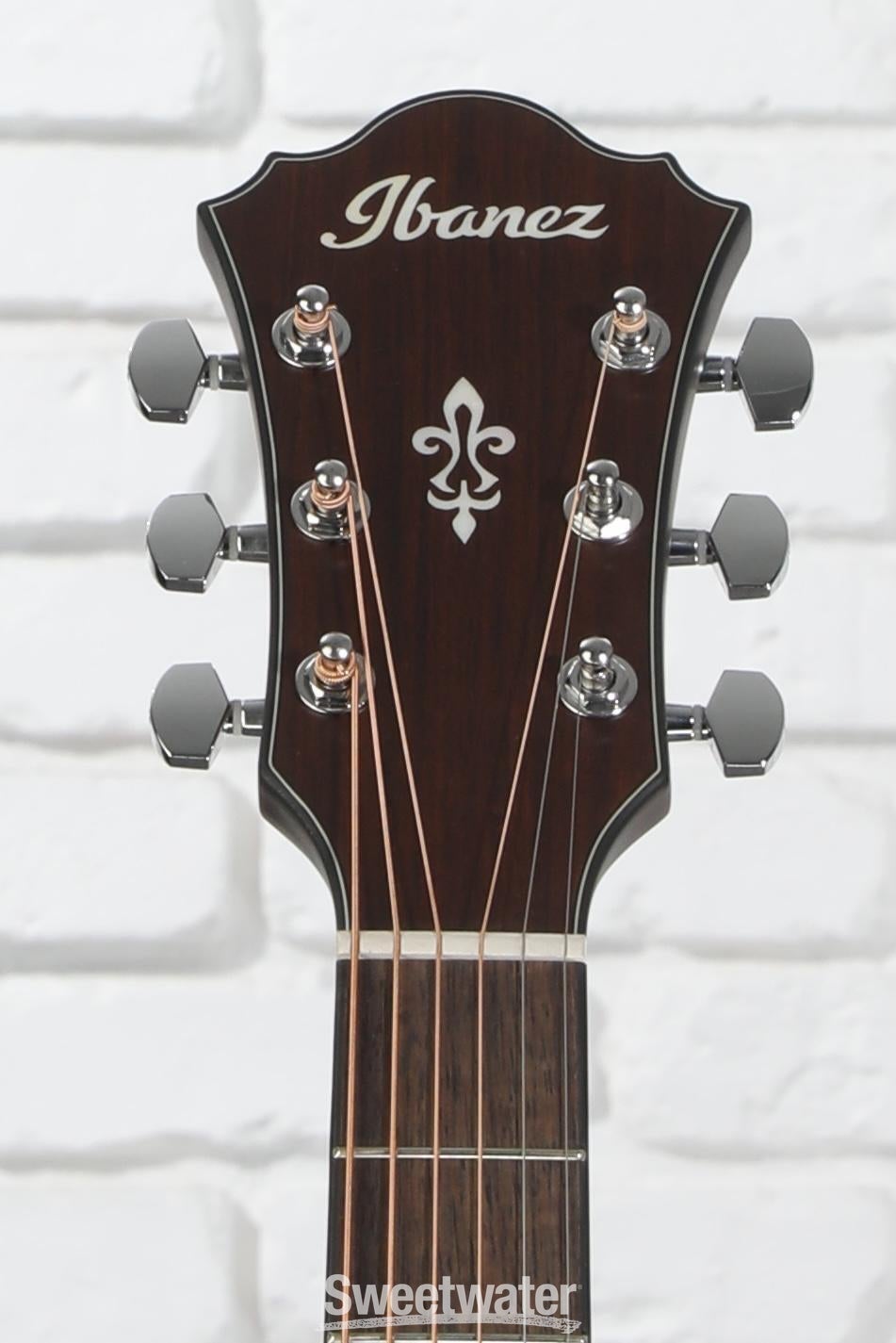Ibanez AE100 Acoustic-electric Guitar - Burgundy Flat