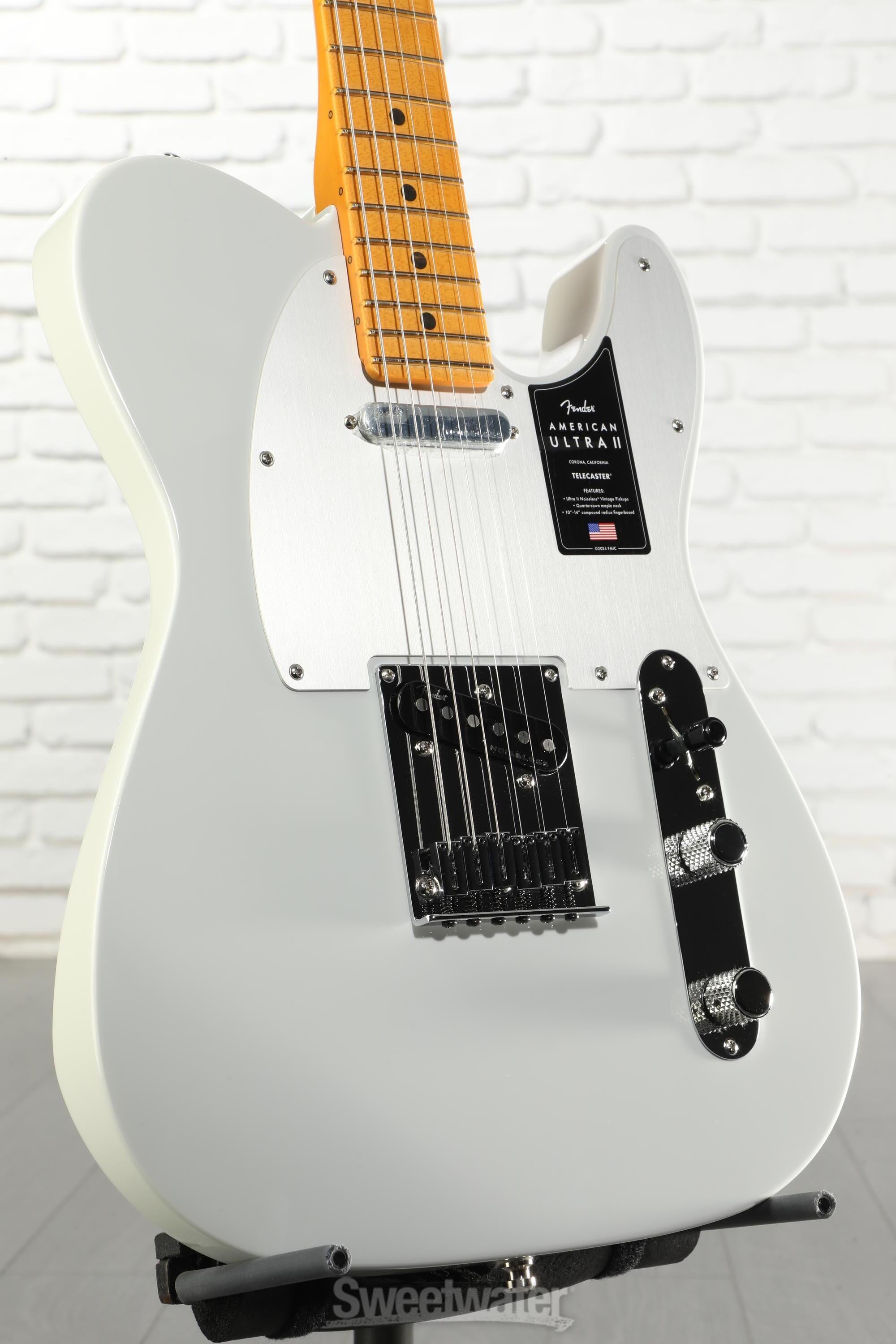 Photo of Fender American Ultra II Telecaster Electric Guitar - Avalanche, Maple Fingerboard