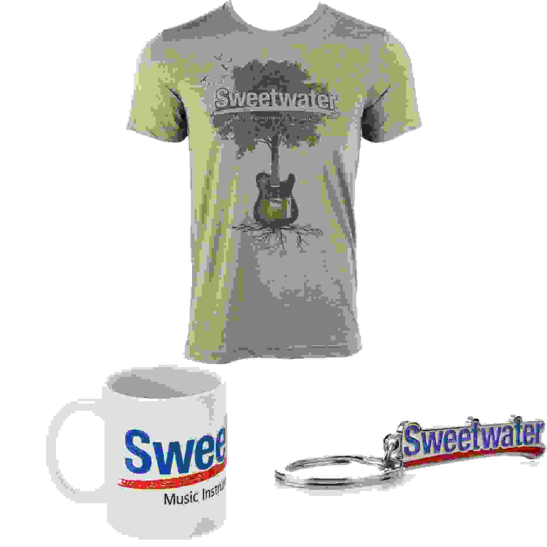 Sweetwater 'Guitar Tree' Graphic T-shirt Gift Bundle - XX-Large