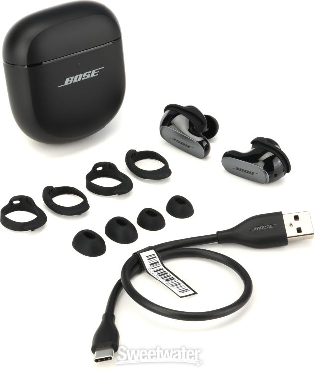 Bose QuietComfort Ultra Wireless Noise Cancelling Over-the-Ear Headphones  in Black