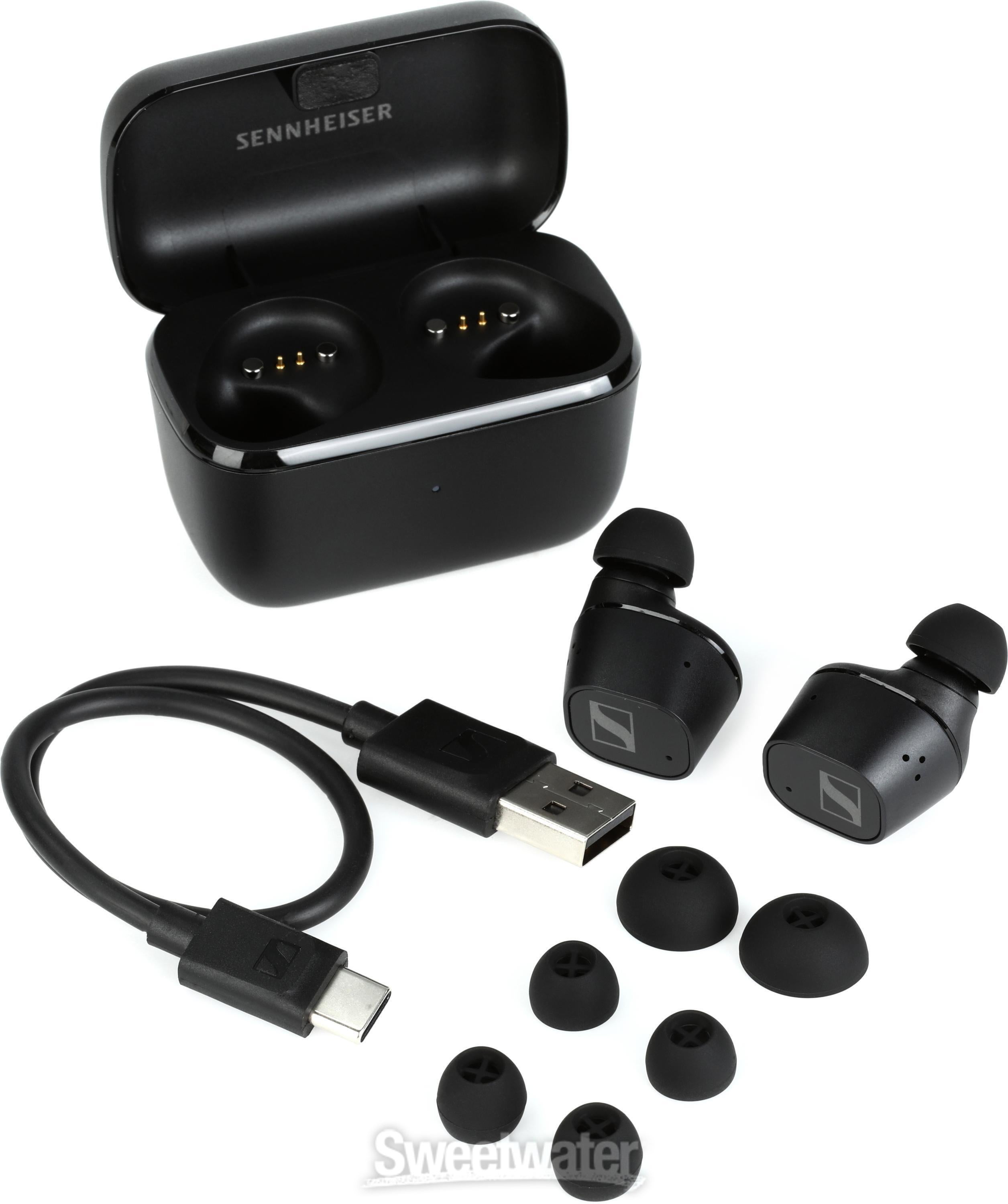 Sennheiser CX Plus True Wireless Earbuds - Black | Sweetwater
