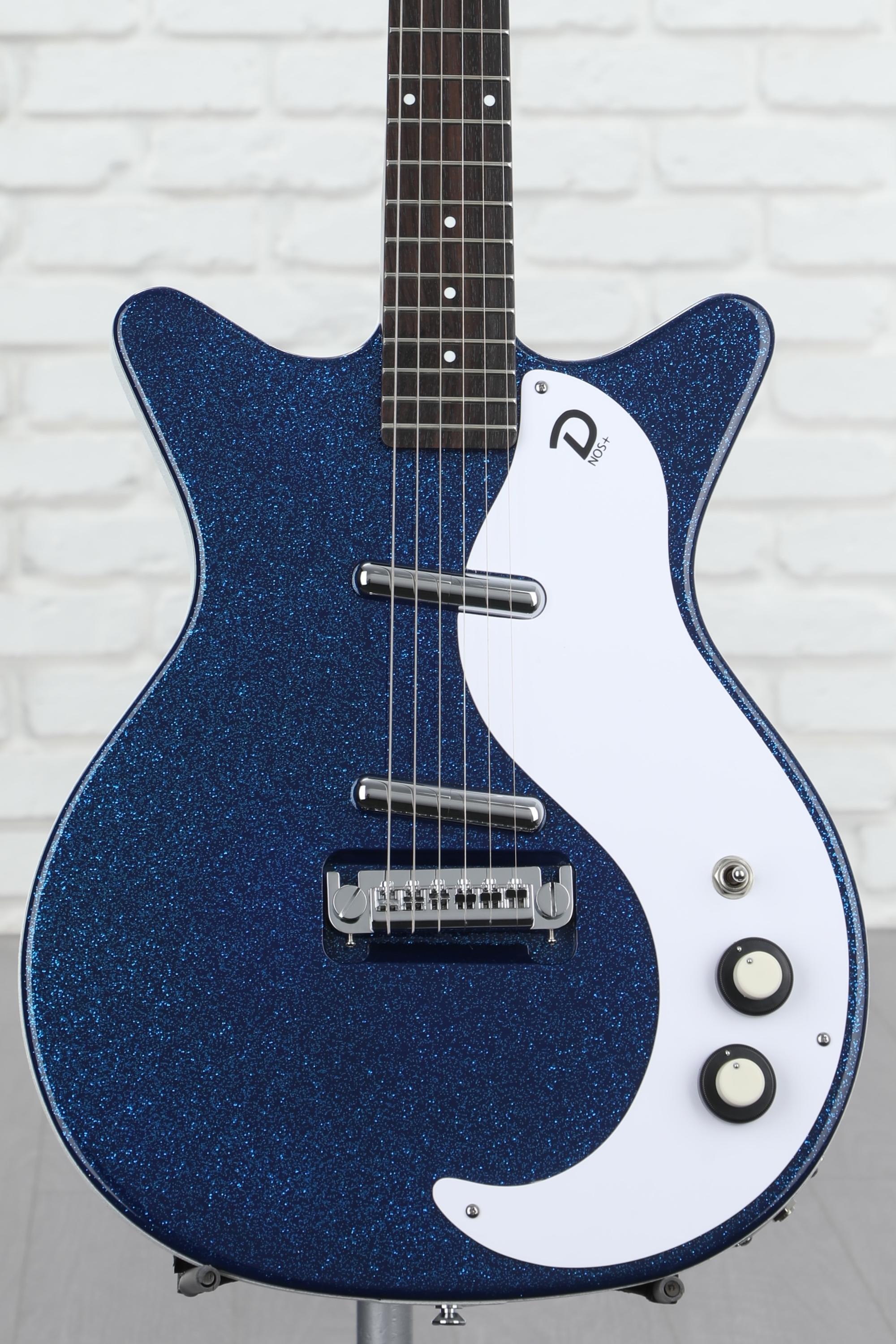 Danelectro 60th Anniversary DC '59 NOS+ Electric Guitar - Deep Blue  Metalflake