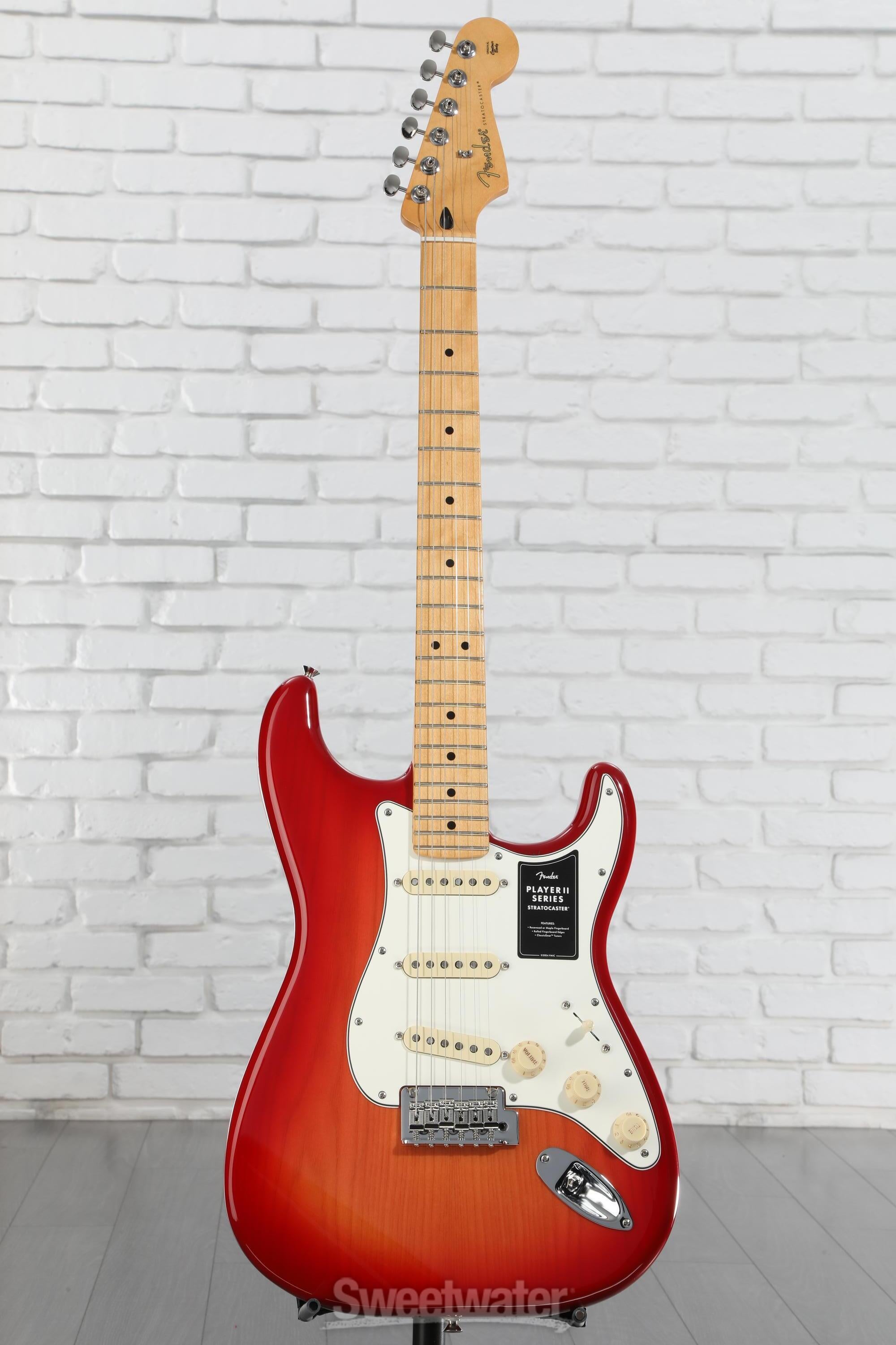 新品　Fender Player Ⅱ Stratcaster Fender MEX Player II Stratocaster (Transparent Cherry Burst