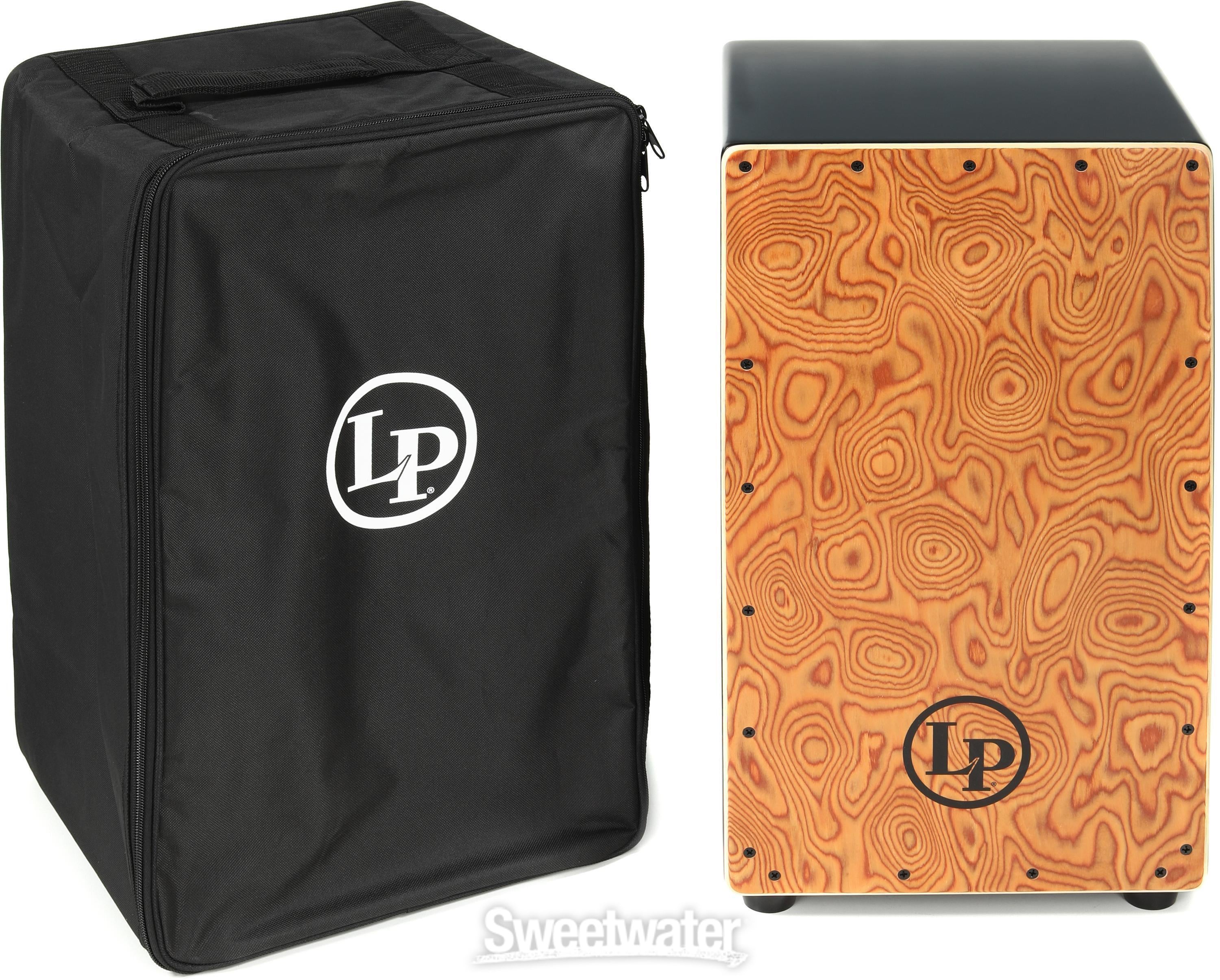 Latin Percussion Black Box Exotic Cajon | Sweetwater