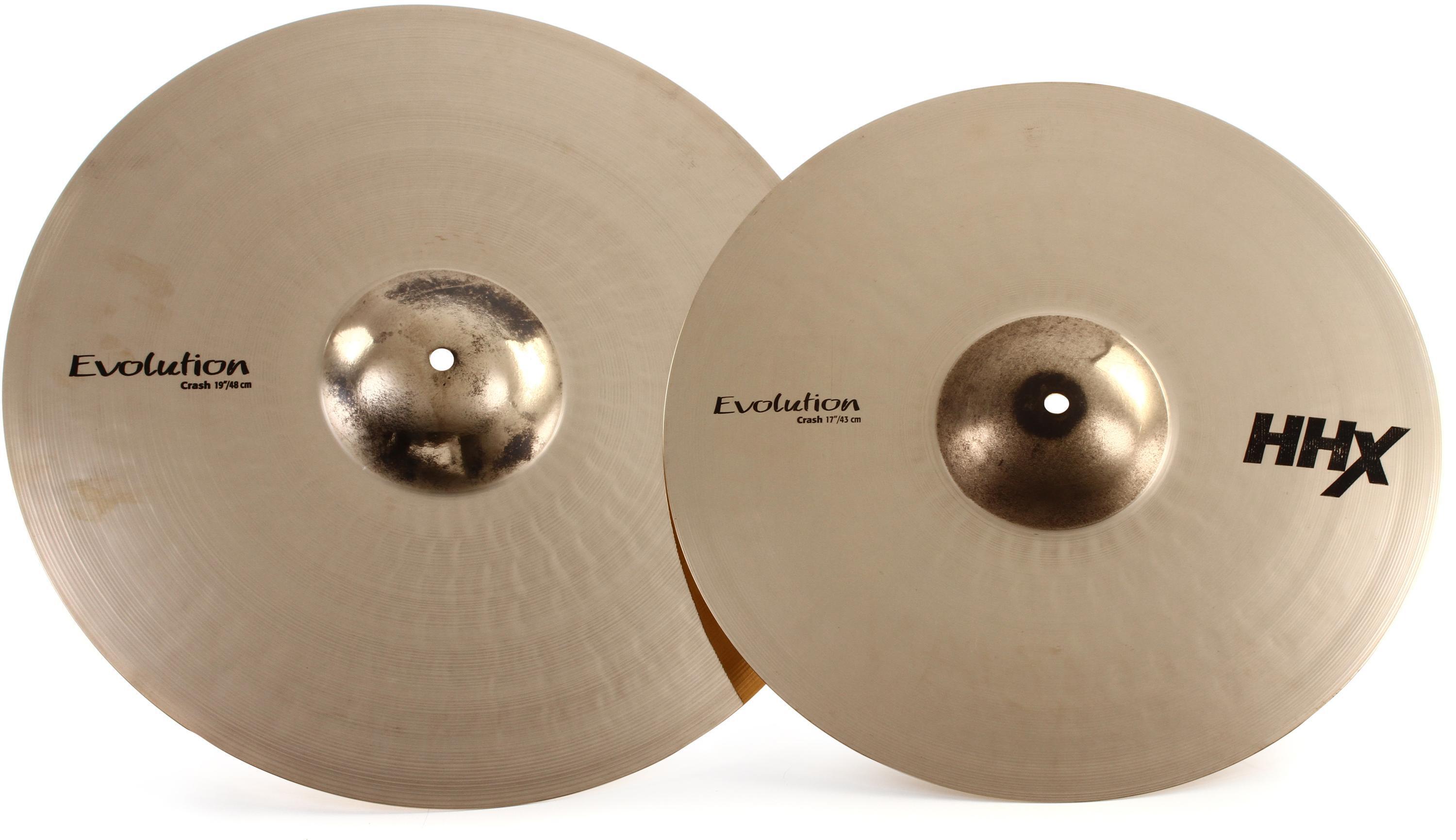 Sabian HHX Evolution Crash Cymbal Set - 17/19 inch