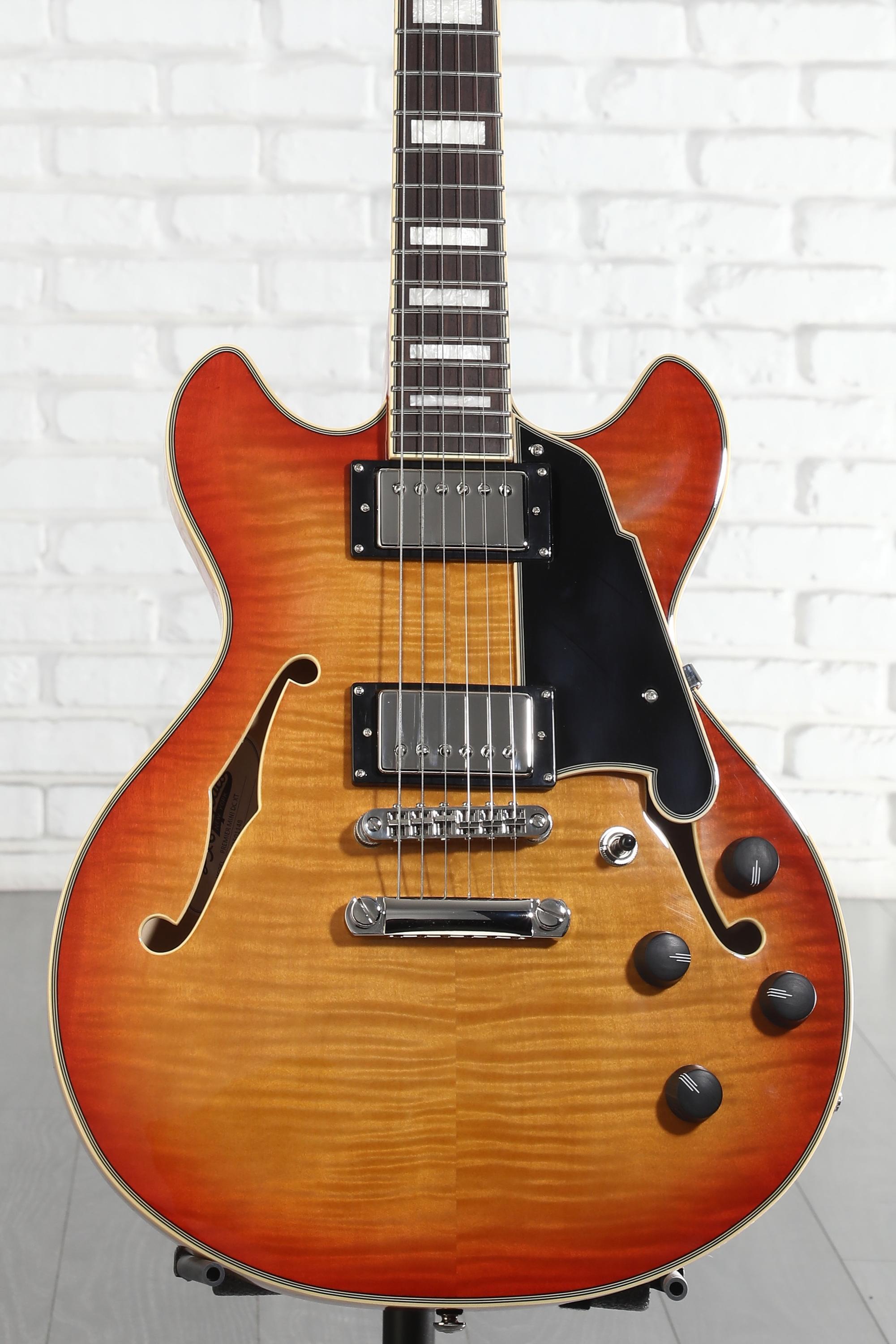 D'Angelico Premier Mini DC XT Semi-hollowbody Electric Guitar