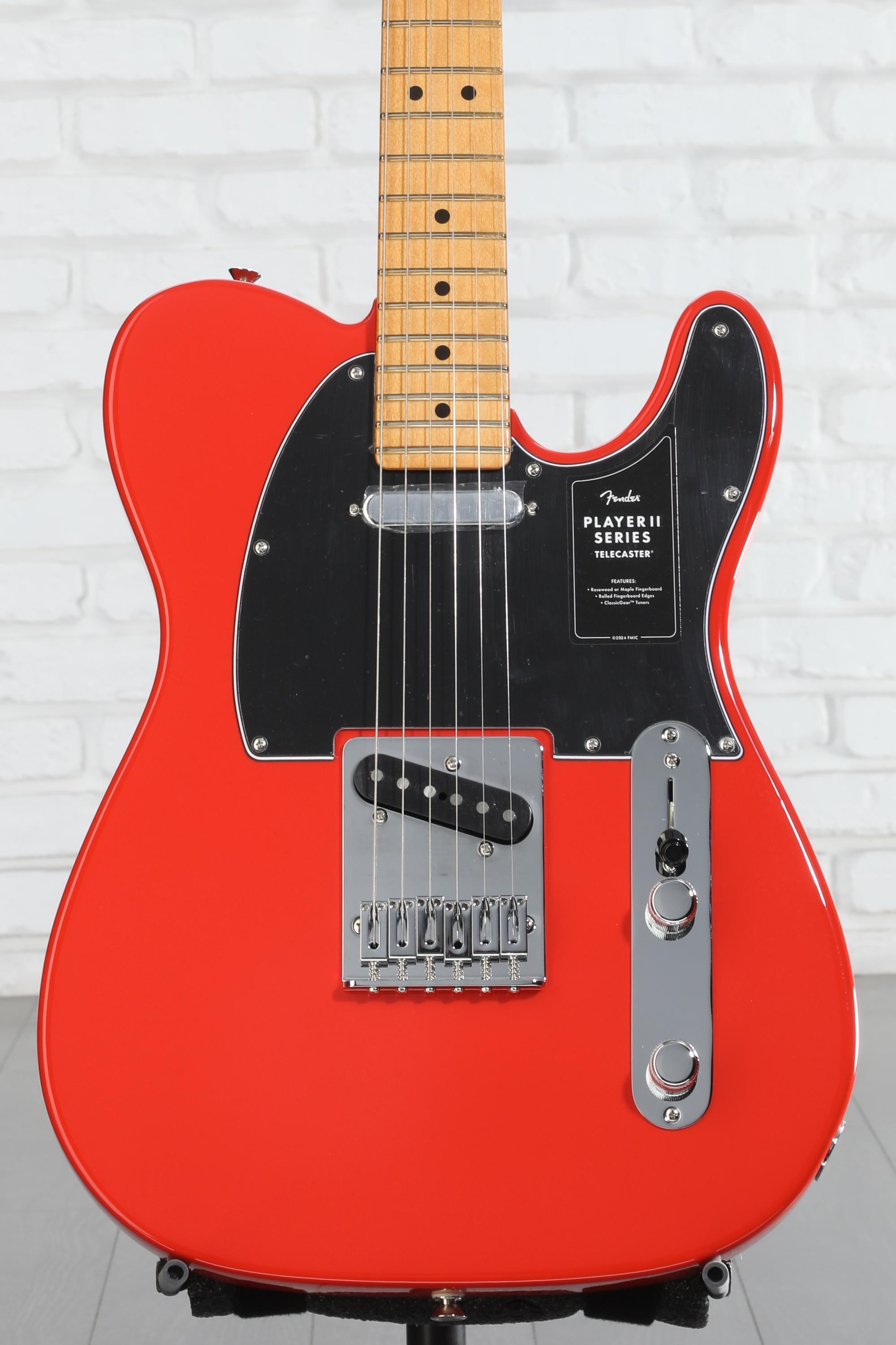Fender Player II Telecaster Electric Guitar - Coral Red with Maple