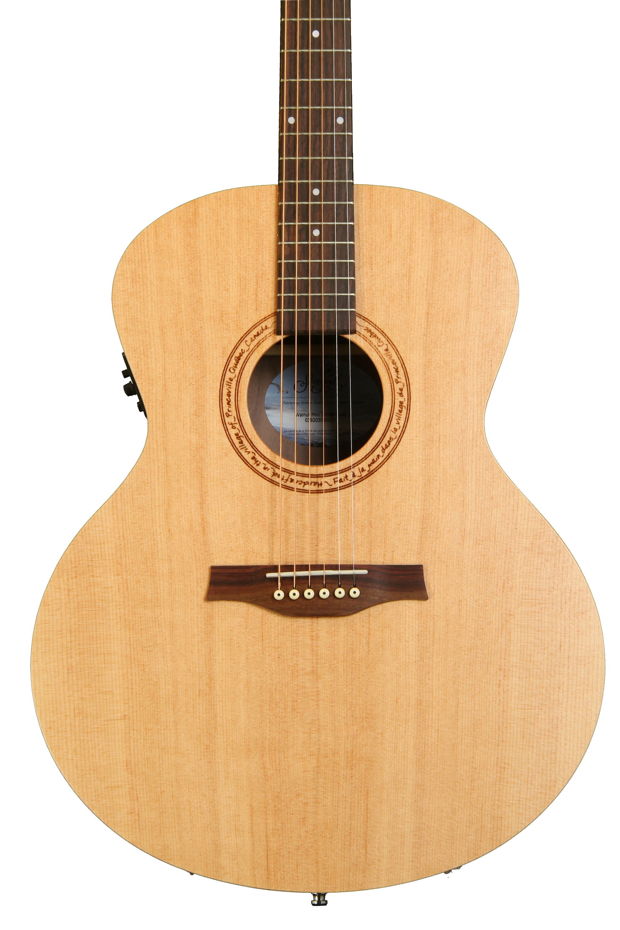 Seagull Guitars Excursion Walnut Mini Jumbo SG Isys+ - Natural