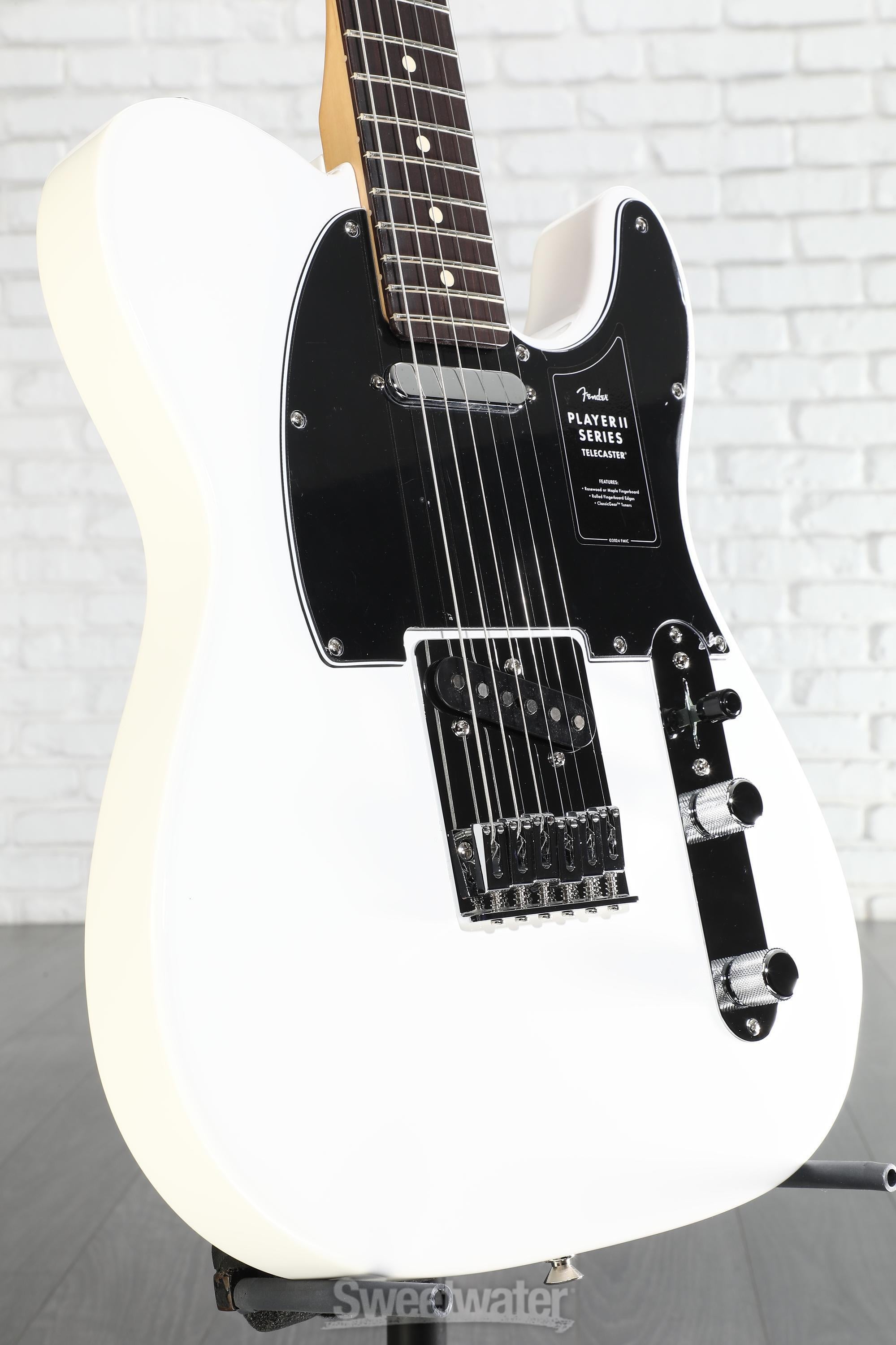 Fender Player II Telecaster Electric Guitar - Polar White with
