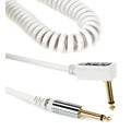 Photo of Vox VCC090WH VCC Vintage Straight to Right Angle Coiled Cable - 29.5 foot White
