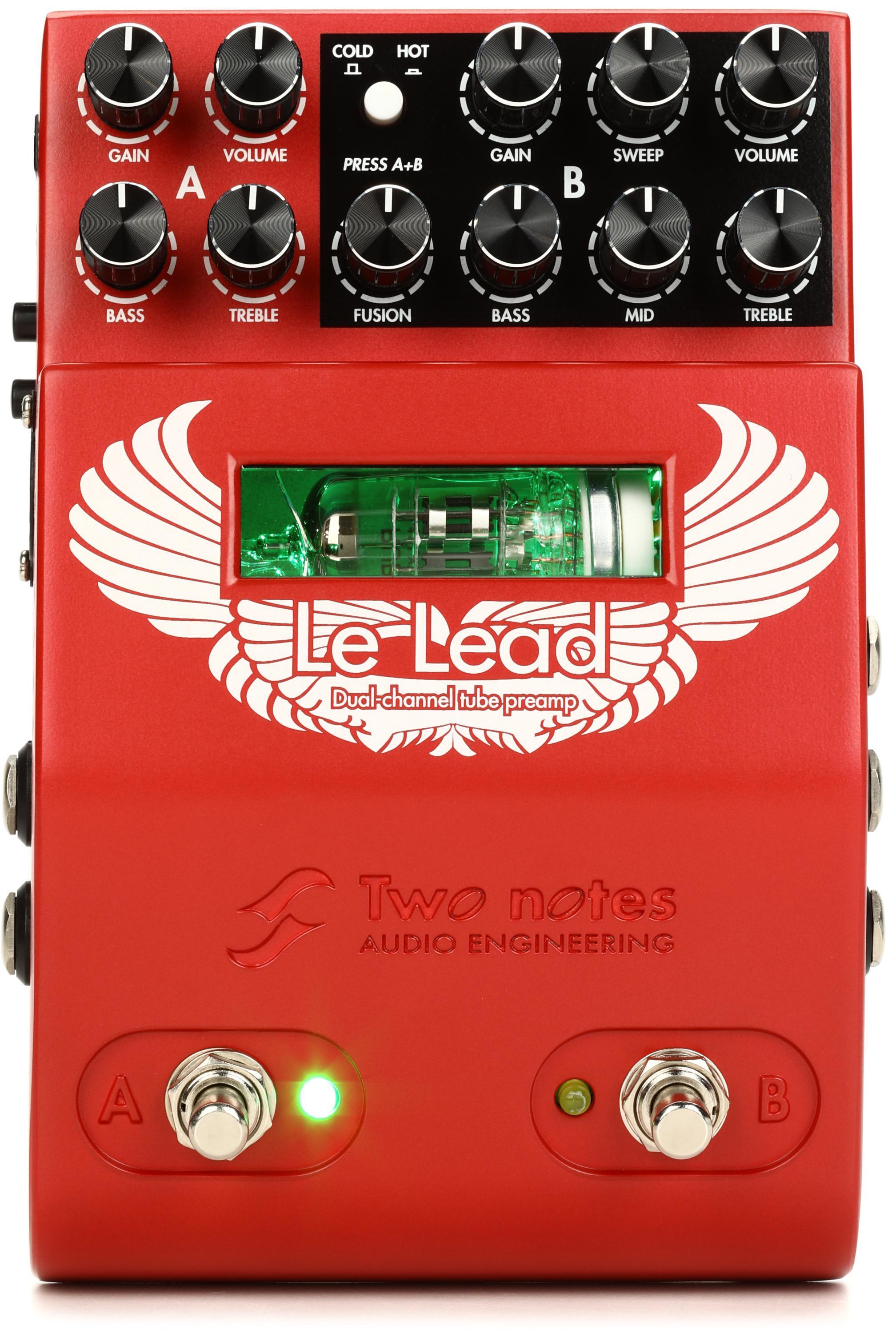 Two Notes Le Lead 2-channel Hi-Gain Tube Preamp Pedal | Sweetwater