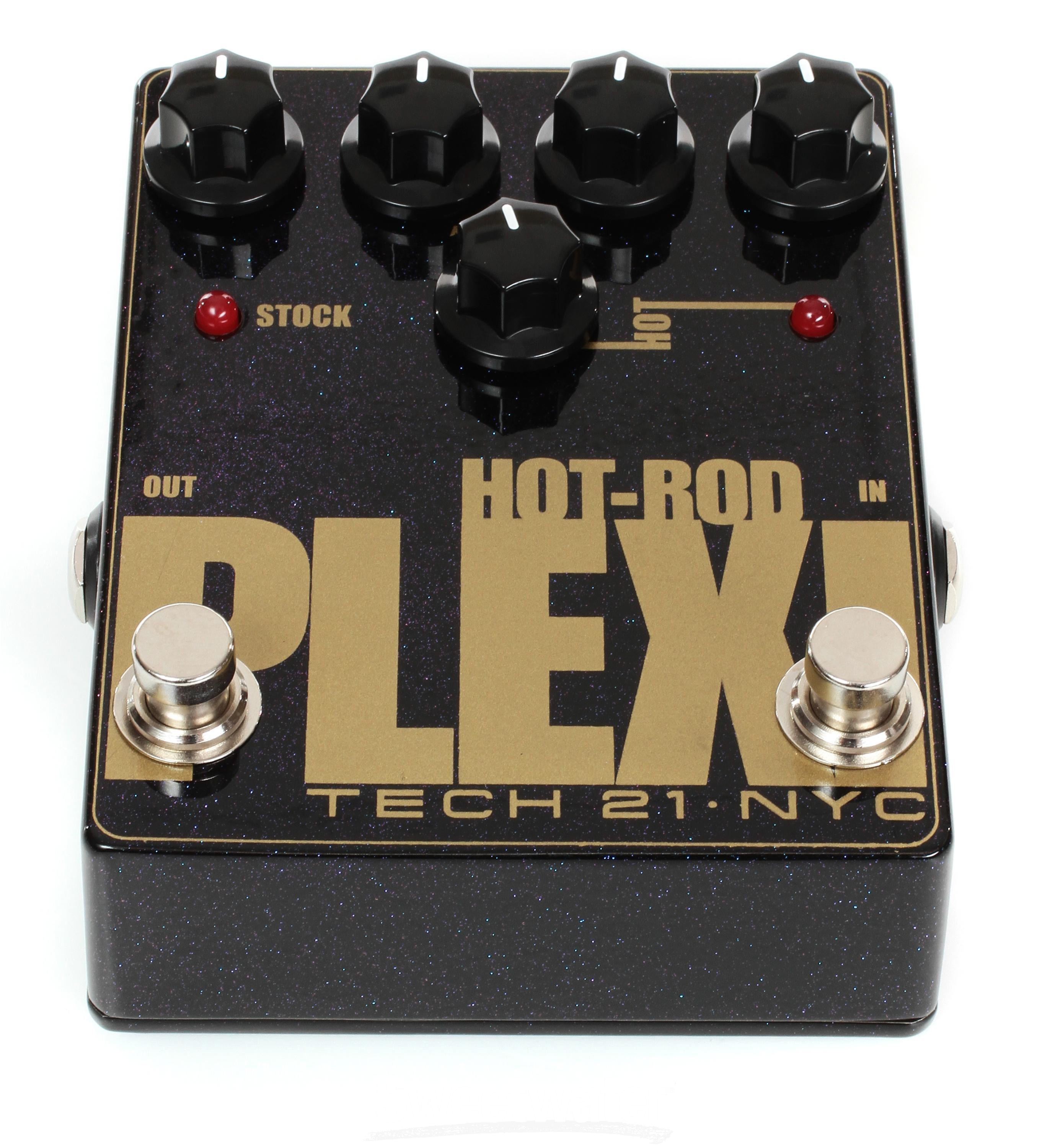 Tech 21 Hot-Rod Plexi Distortion and Boost Pedal Reviews | Sweetwater