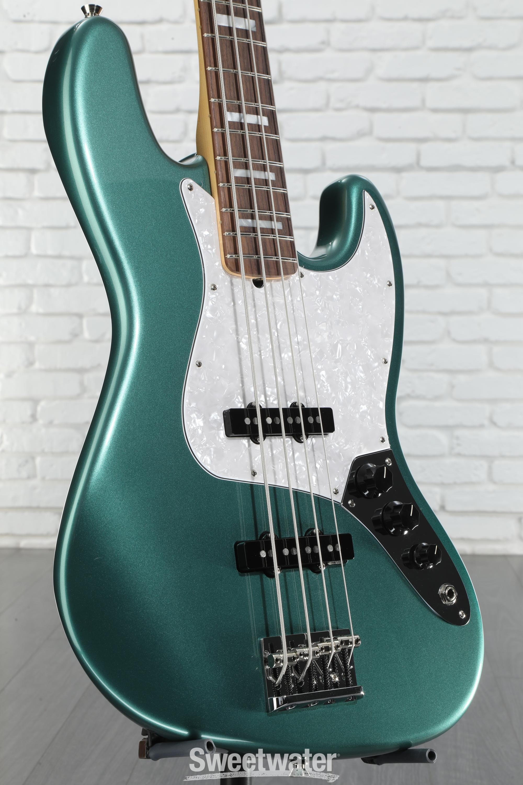 Fender ベース Fender Adam Clayton Jazz Bass - Sherwood Green Metallic | Sweetwater