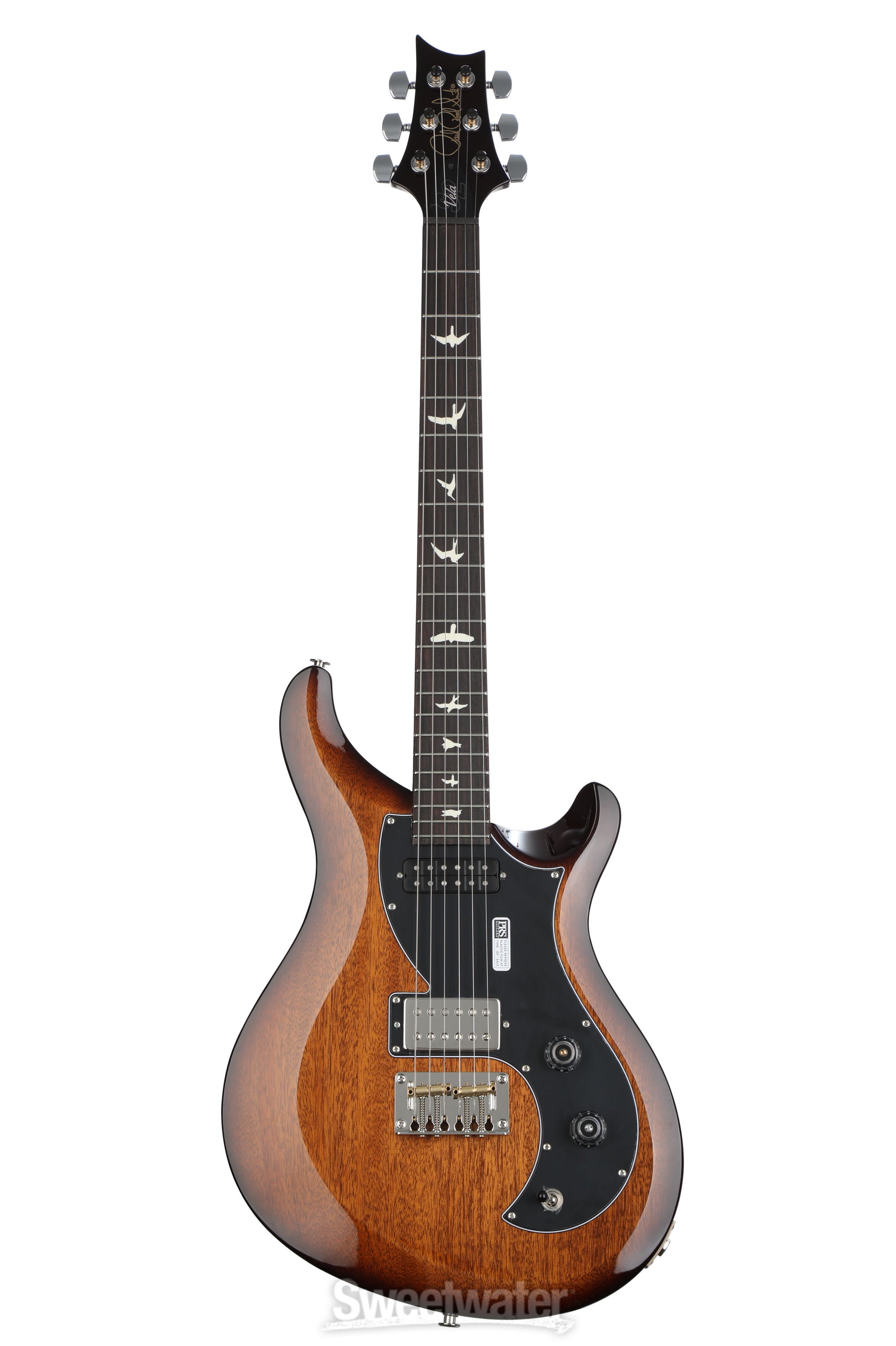 PRS S2 Vela Electric Guitar - McCarty Tobacco Sunburst | Sweetwater
