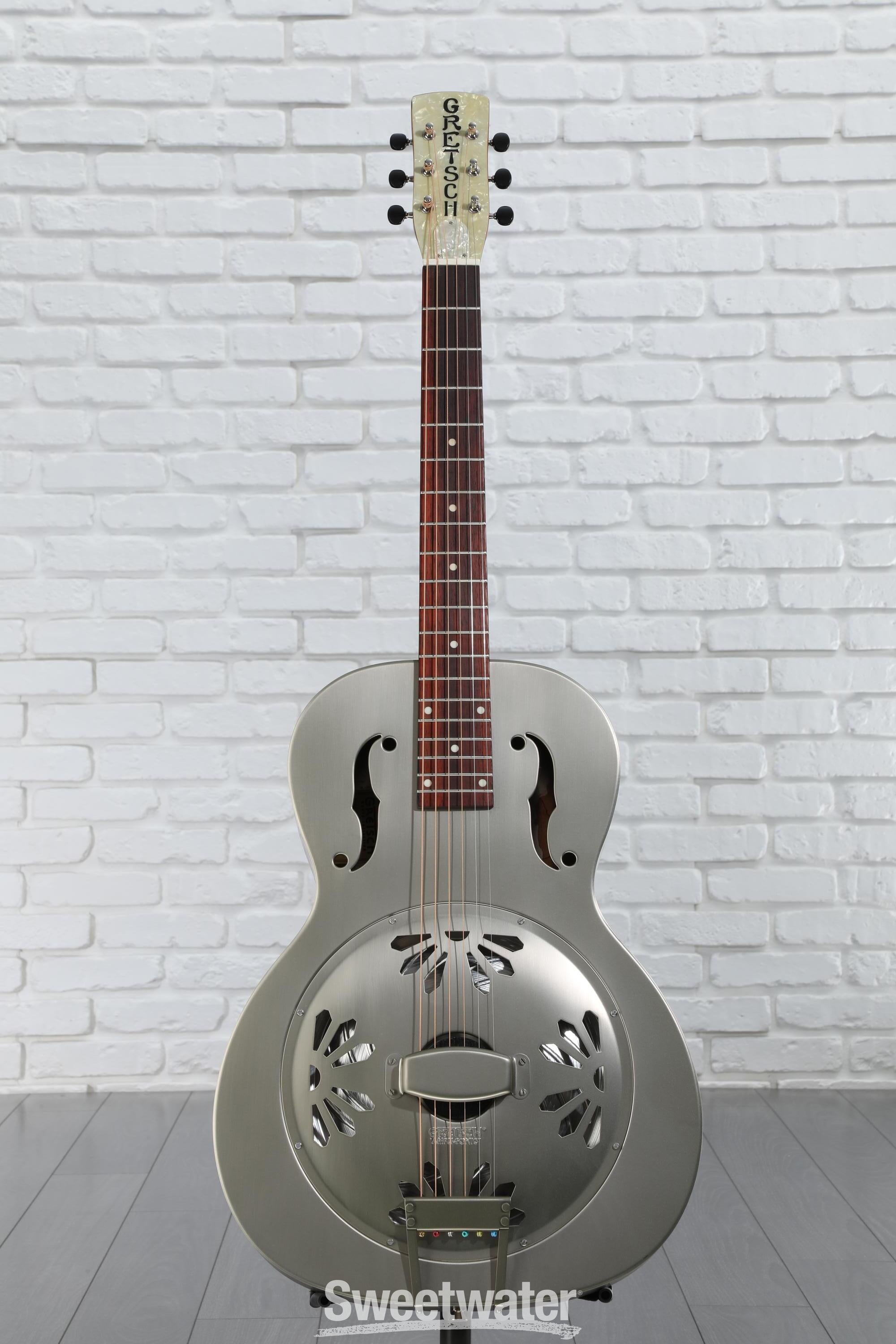 GRETSCH G9201 Honey Dipper リゾネーターギター Amazon.com: Gretsch G9201 Honey Dipper Round-Neck, Brass