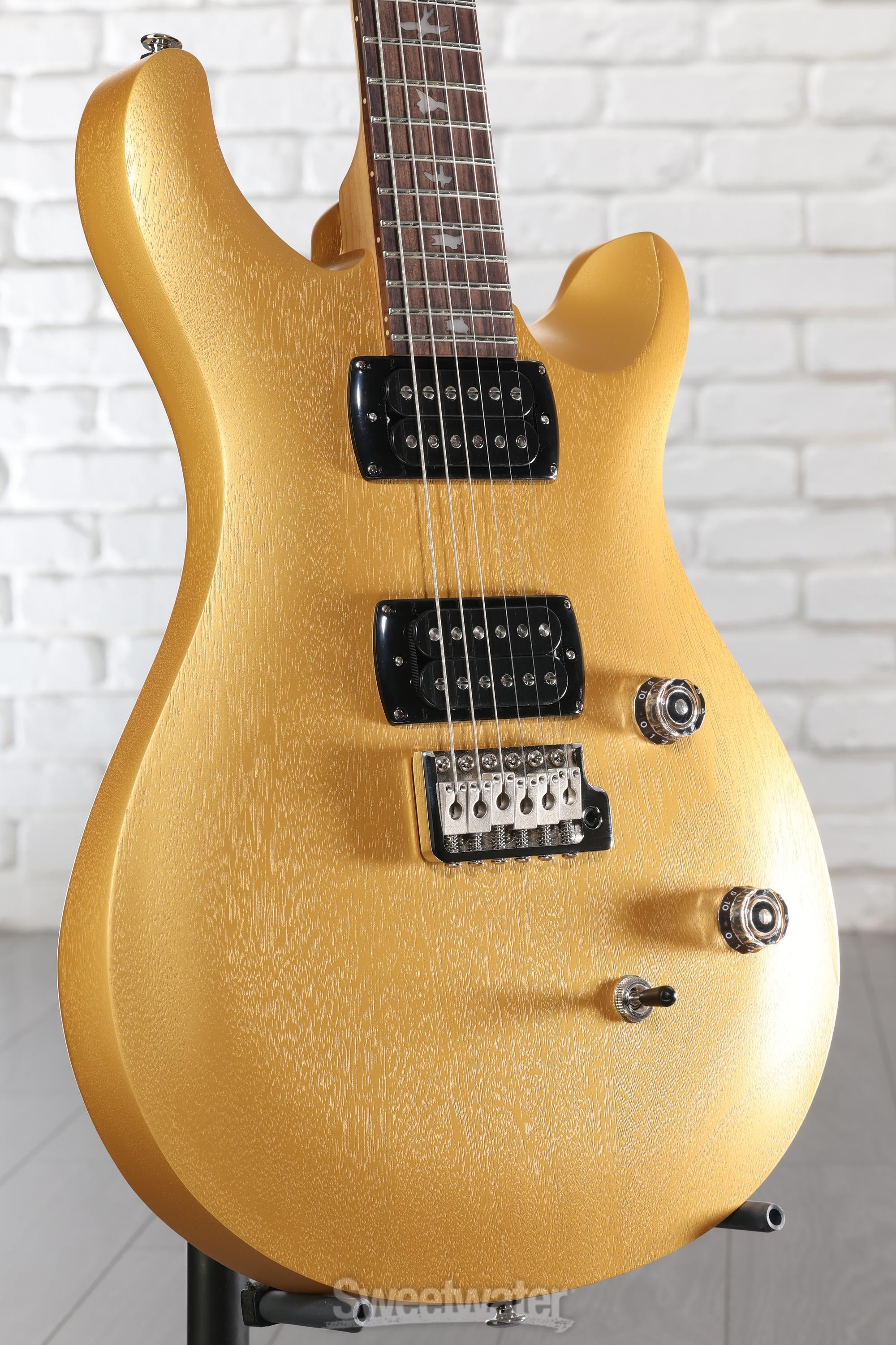 PRS SE CE 24 Standard Satin Electric Guitar - Metallic Gold Satin