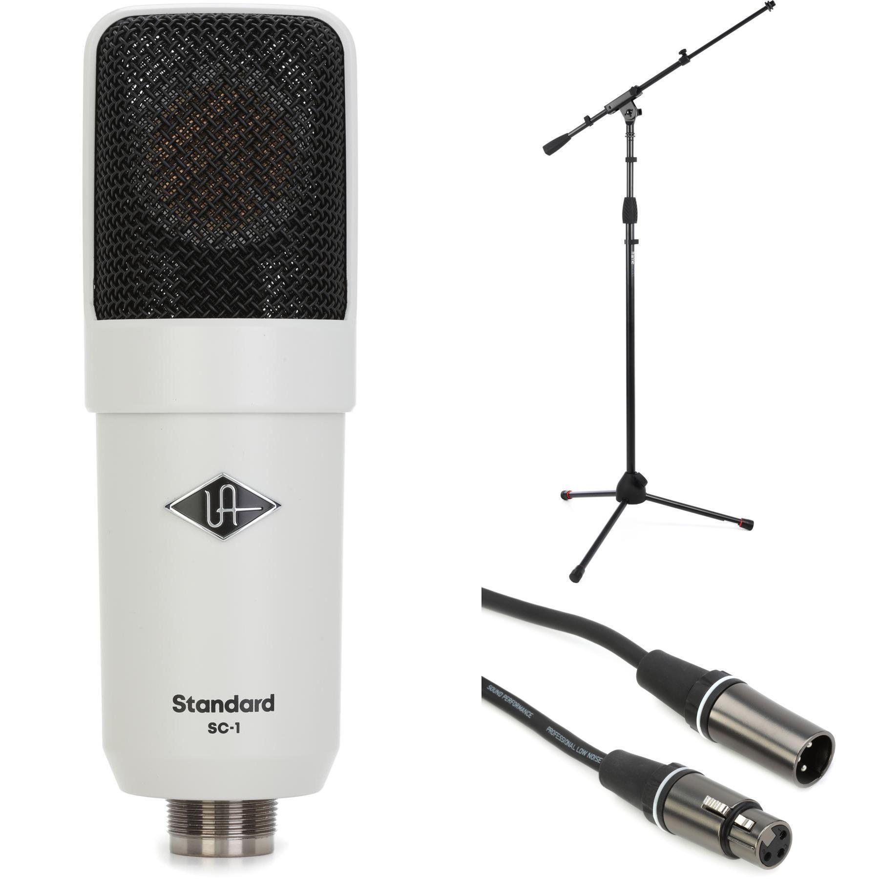 Universal Audio SC-1 Condenser Microphone with Hemisphere Mic Modeling  Stand and Cable Bundle | Sweetwater, image size:1800x1800