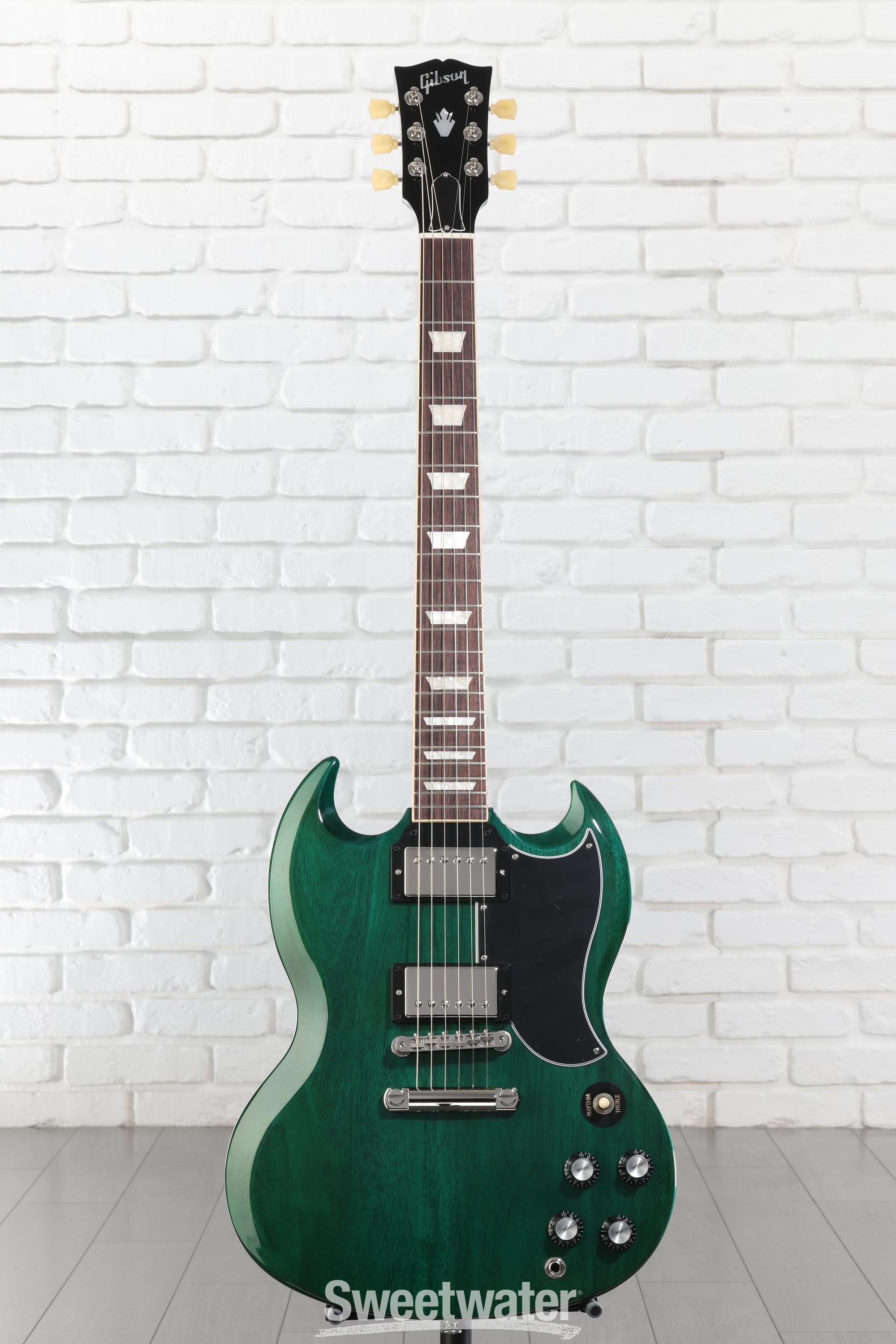 【ほぼ新品】gibson SG standard 61 Gibson SG standard '61 Electric Guitar- Translucent teal Brand New