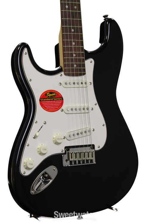 Squier Standard Stratocaster Left-handed - Black Metallic | Sweetwater