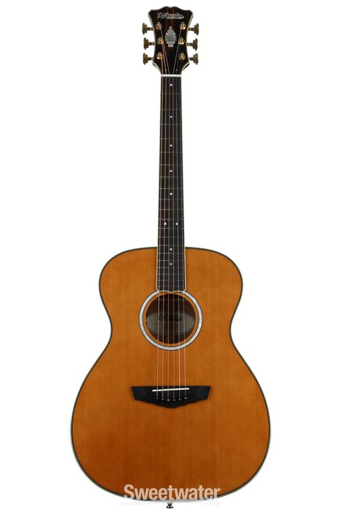 D'Angelico Excel Tammany OM Acoustic-electric Guitar - Vintage