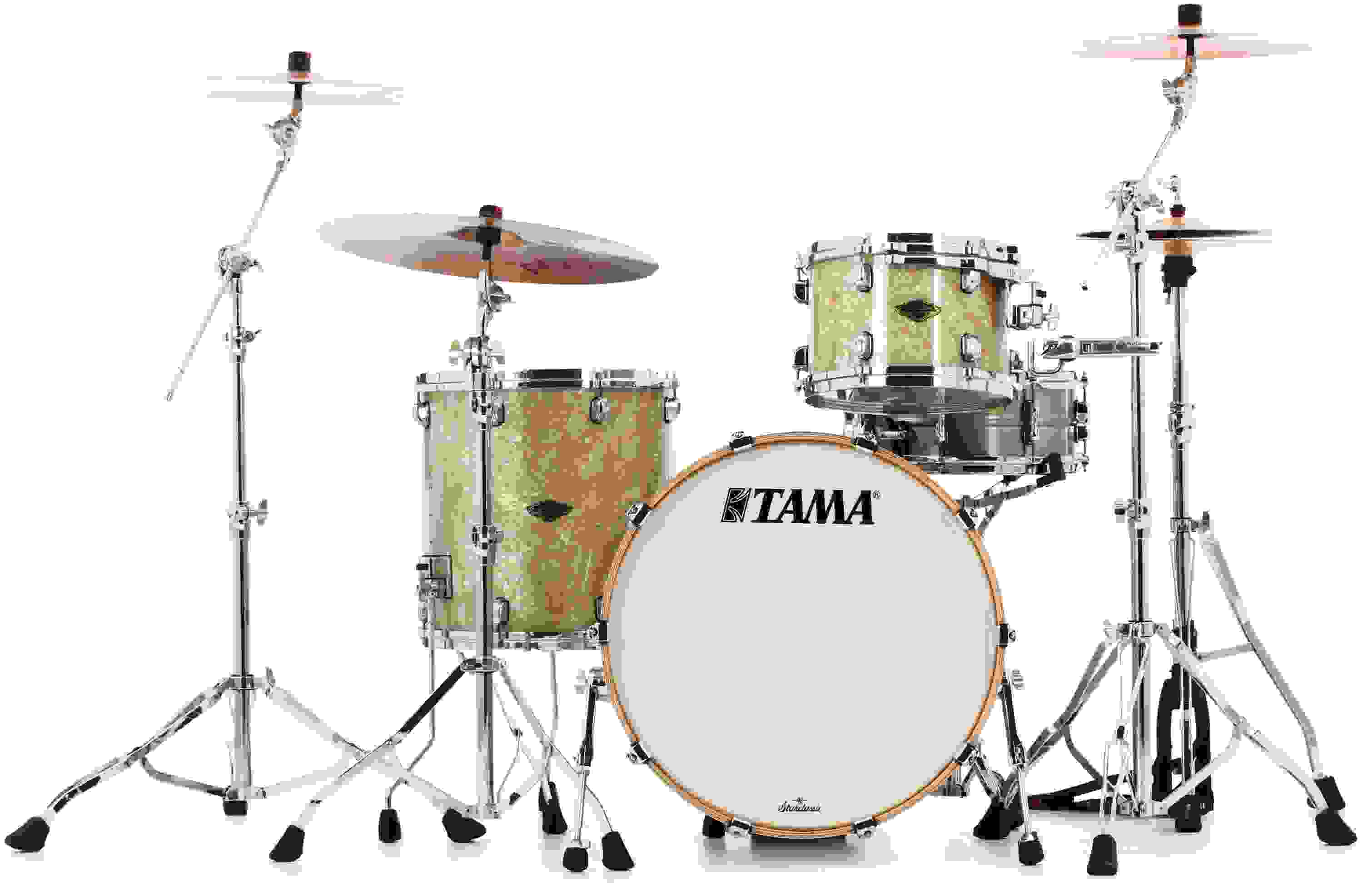 Tama Starclassic Walnut/Birch WBR32RZS 3-piece Shell Pack - Vintage Marine Pearl