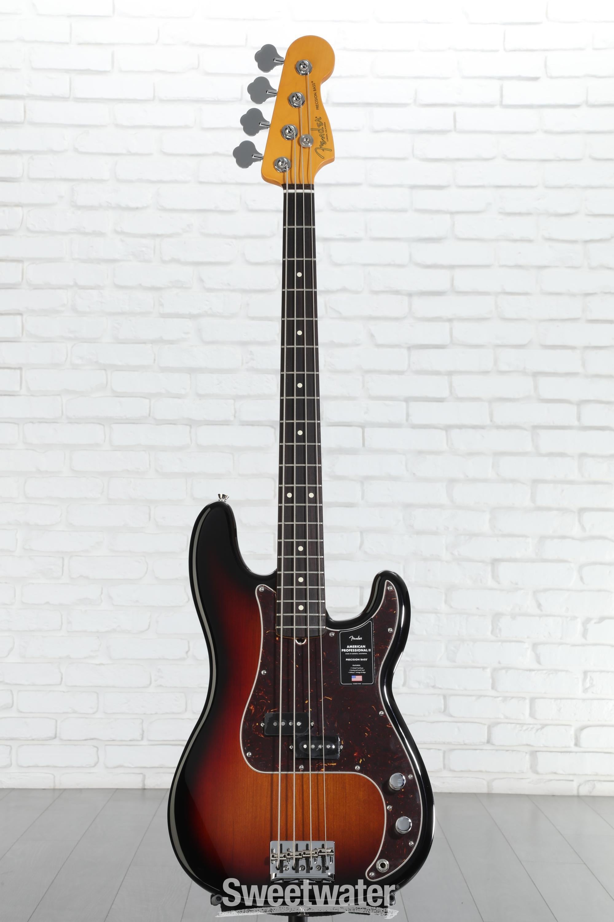 Fender American Professional II Precision Bass Guitar - 3-color