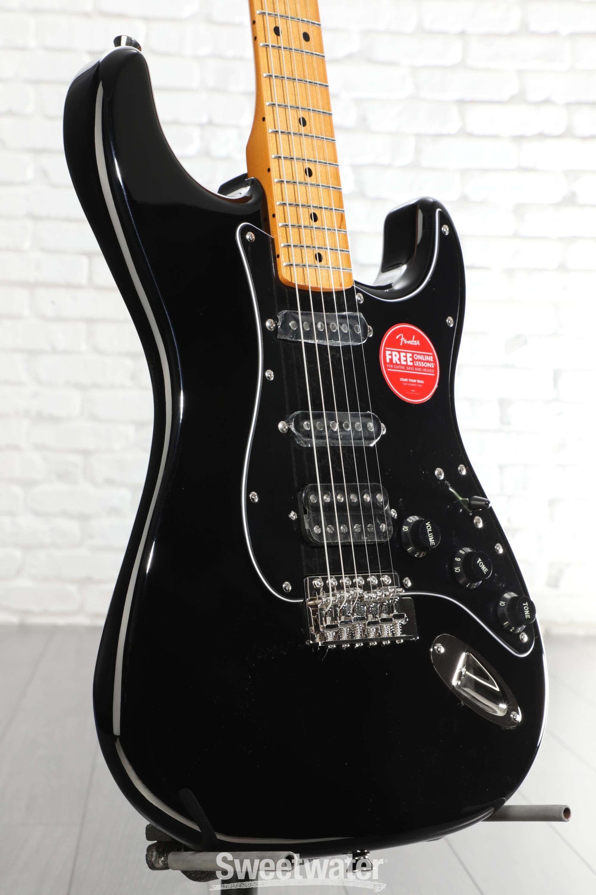 Squier Classic Vibe '70s Stratocaster HSS - Black with Maple