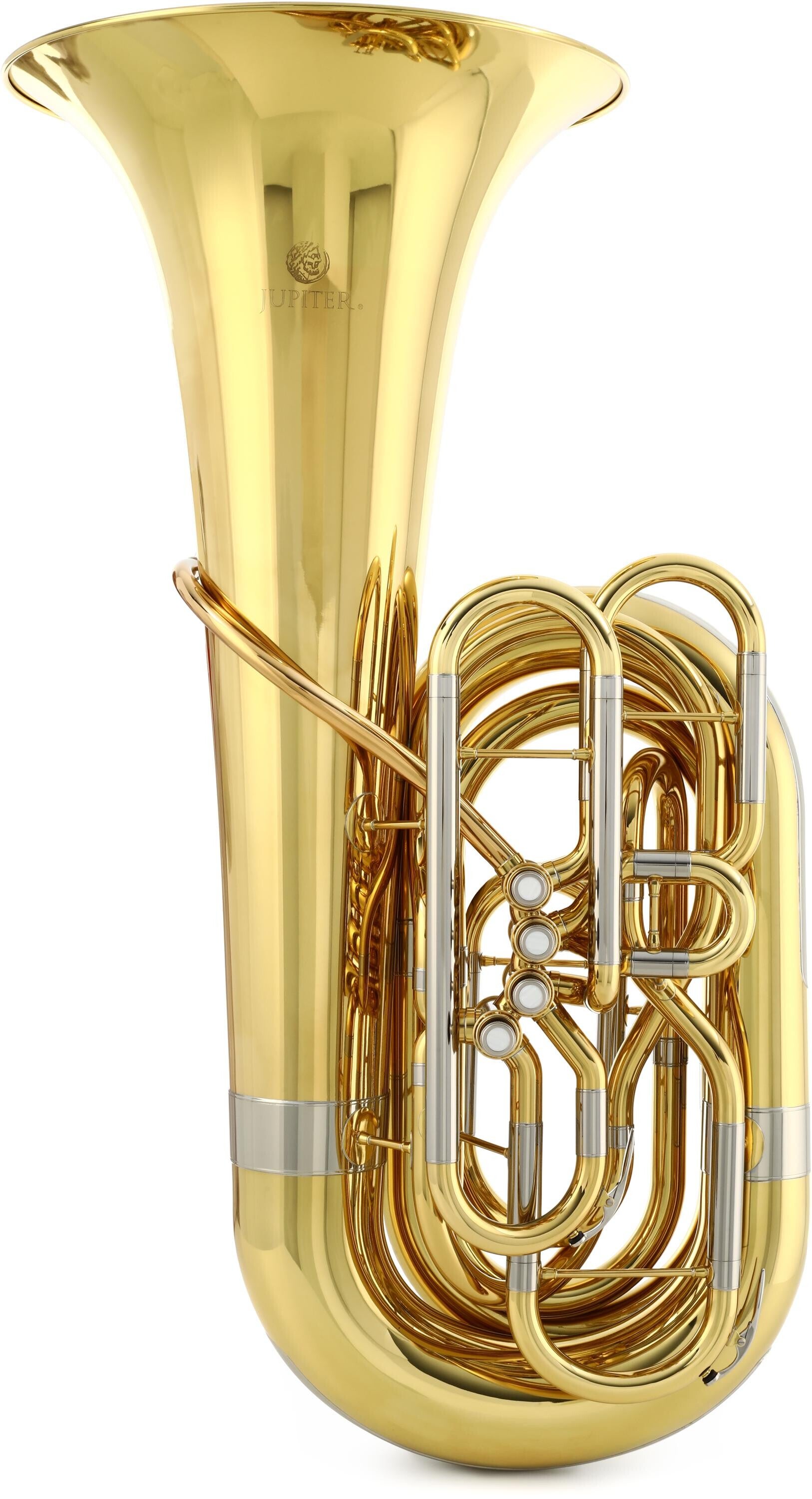 Photo of Jupiter JTU1110 Professional BBb Tuba - Clear Lacquer