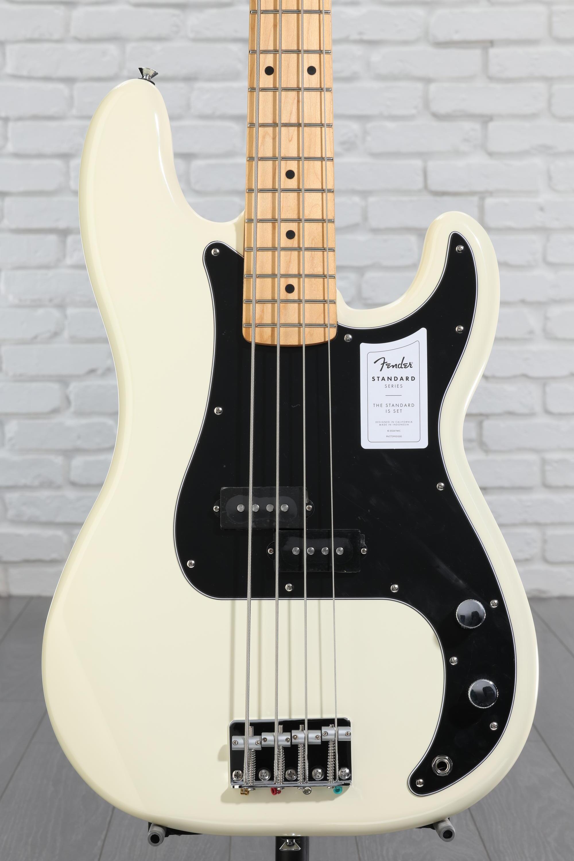 Fender Standard Precision Bass - Olympic White | Sweetwater