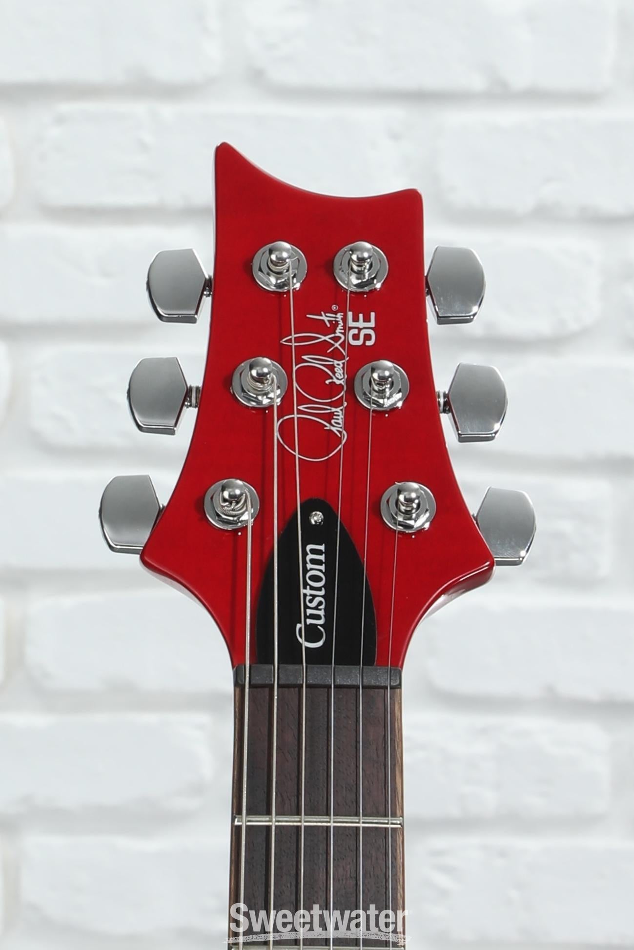 PRS SE Custom 24-08 Electric Guitar - Charcoal Cherry Burst