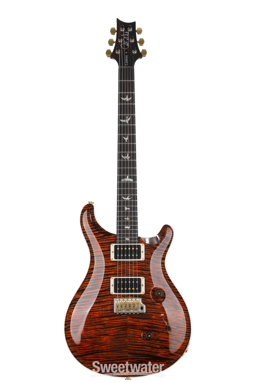 PRS Custom 24 Electric Guitar with Pattern Thin Neck - Orange