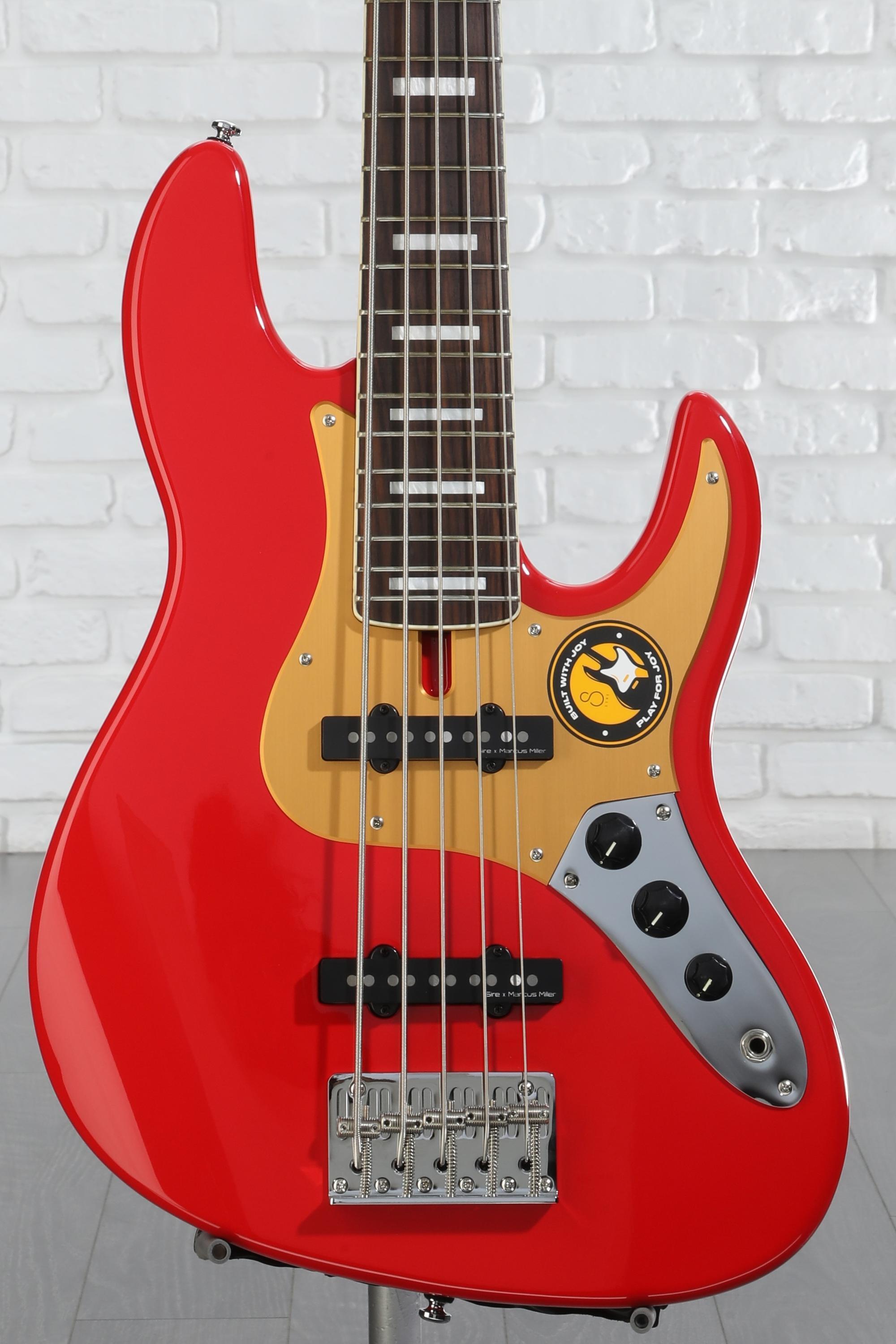 ベース Sire Marcus Miller V5-24 5st Sire Marcus Miller V5 24 5-string Bass Guitar - Tobacco