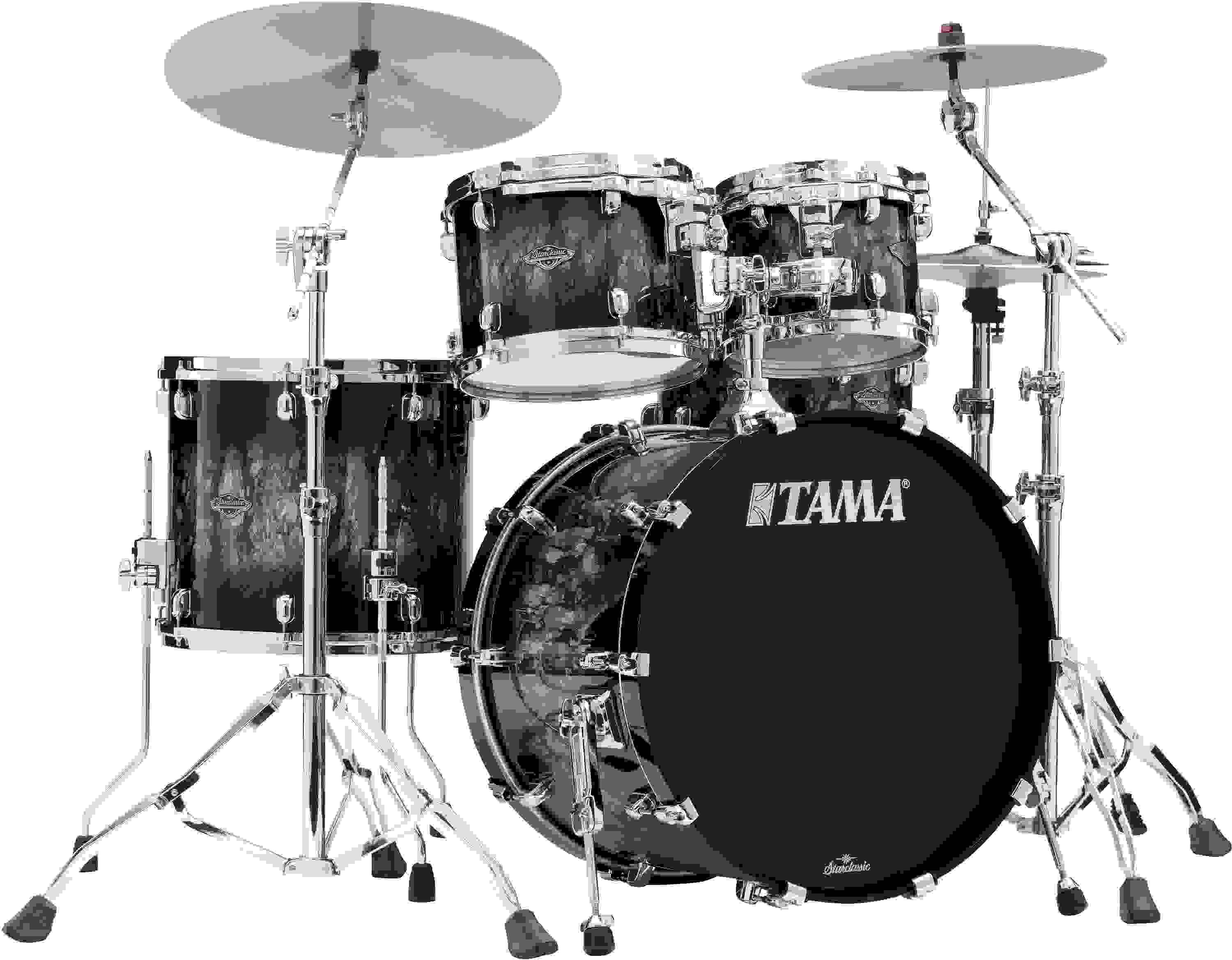 Tama Starclassic Walnut/Birch 4-piece Shell Pack - Molten Platinum Burst