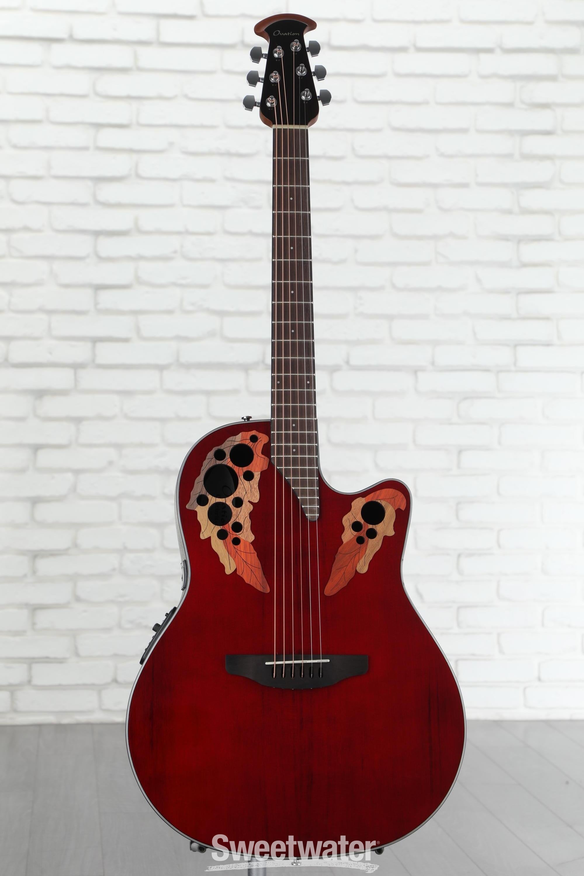 Ovation Elite Celebrity - Ruby Red | Sweetwater